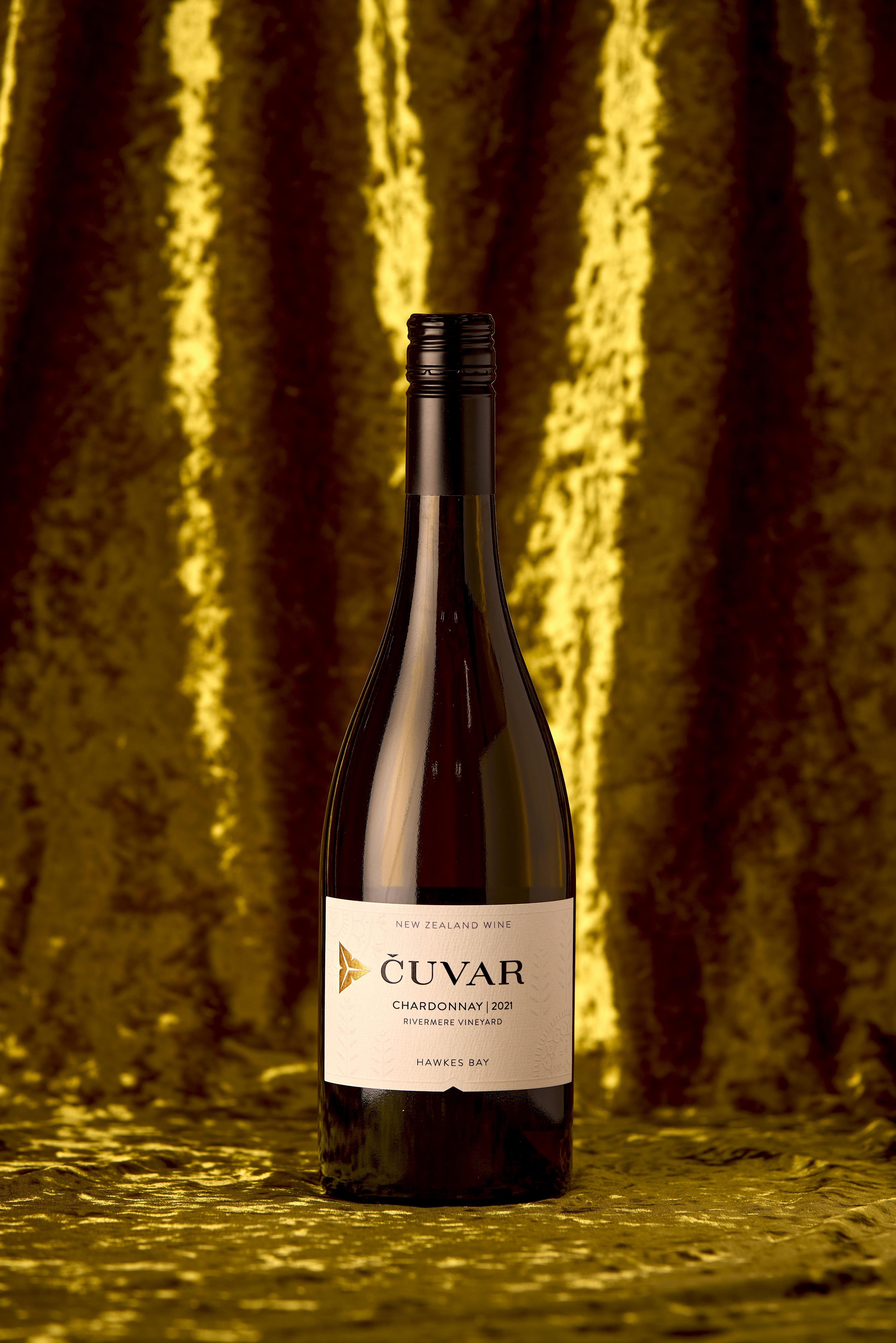 Čuvar Rivermere Vineyard Gimblett Gravels, Hawke’s Bay Chardonnay 2021. Photo / Babiche Martens