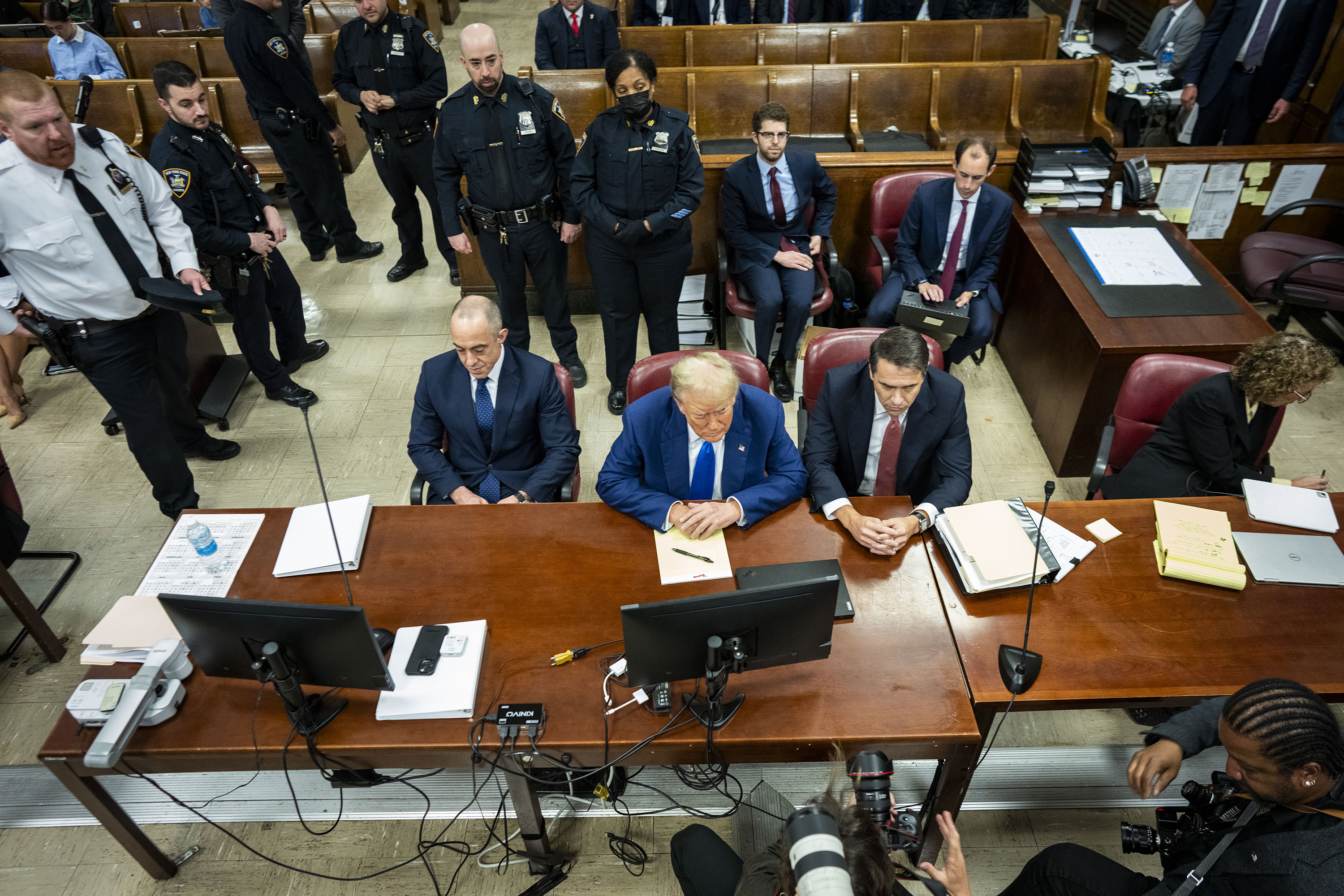 Trump was found guilty of 34 felony counts as he sought the presidency for a third time. Photo / Doug Mills, The New York Times