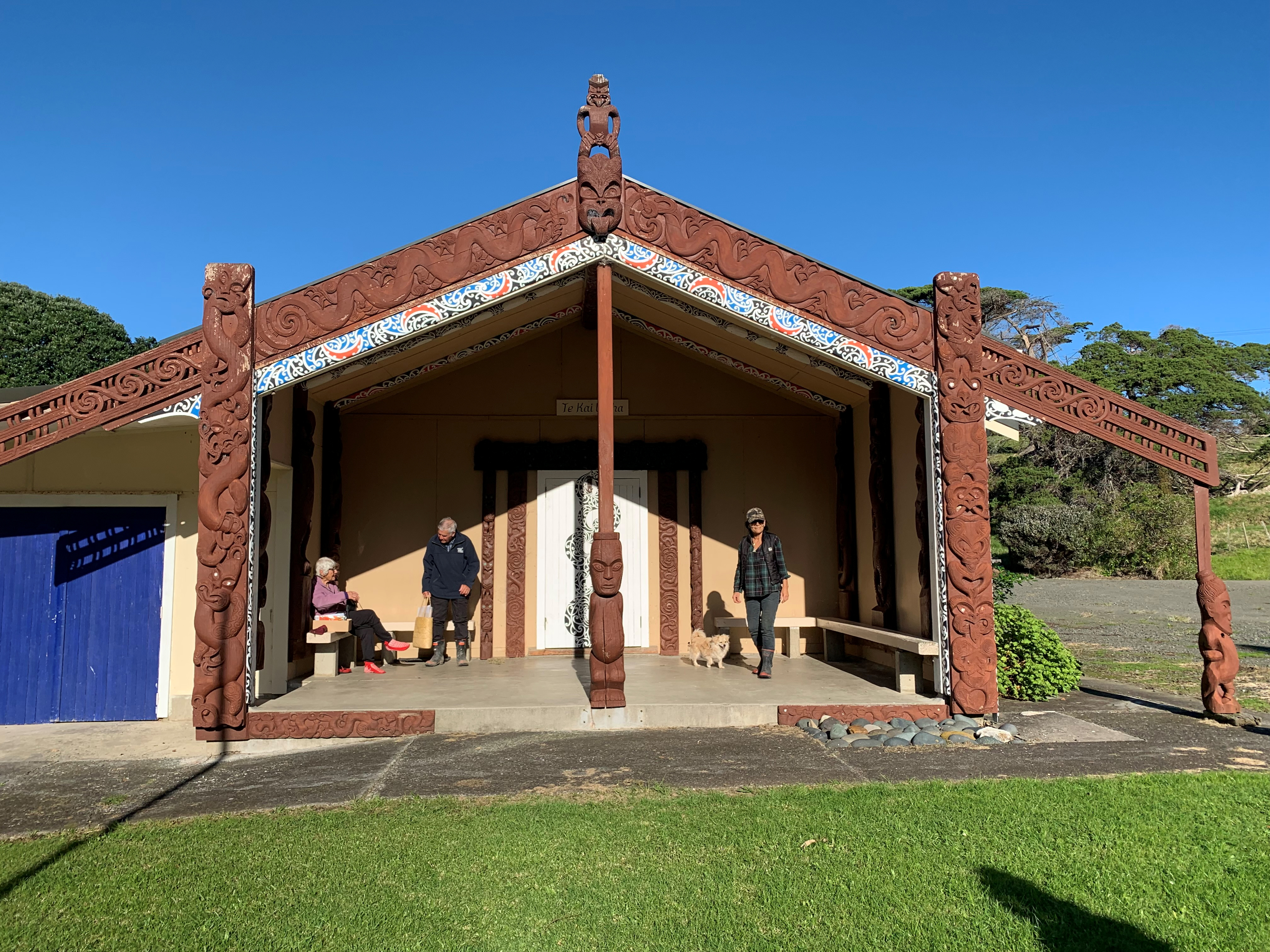 Te Kai Waha’s wharenui. Photo / Ruth Brown