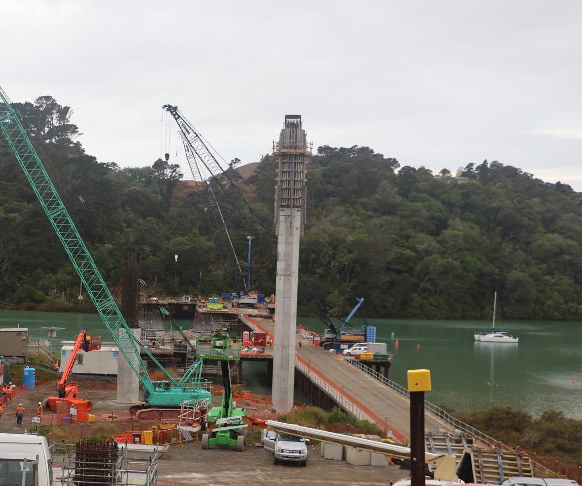 The design of the Wēiti River Bridge is causing delays to the Penlink project. Photo / NZTA
