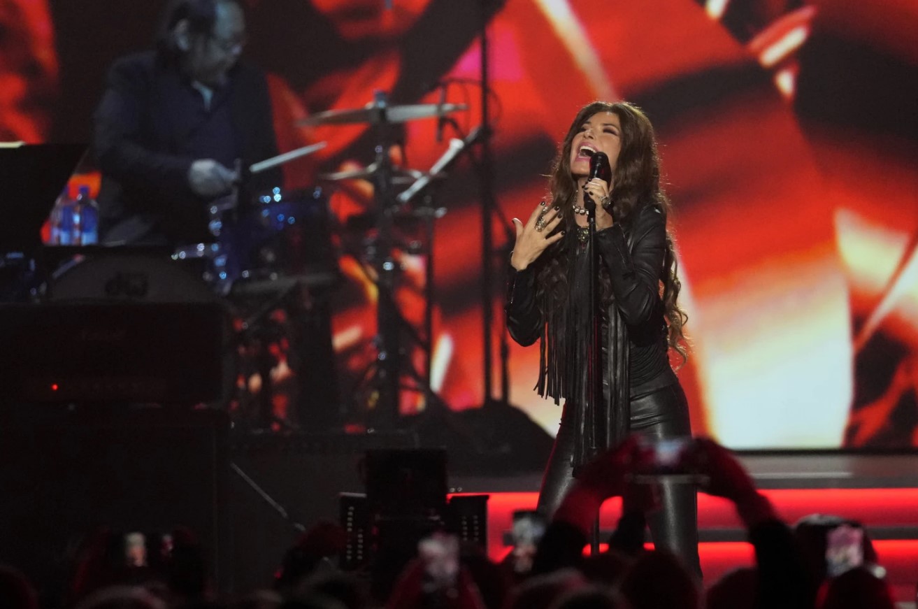 Shania Twain performs during MusiCares Person of the Year honouring Jon Bon Jovi on February 2, 2024, in Los Angeles. Photo / AP