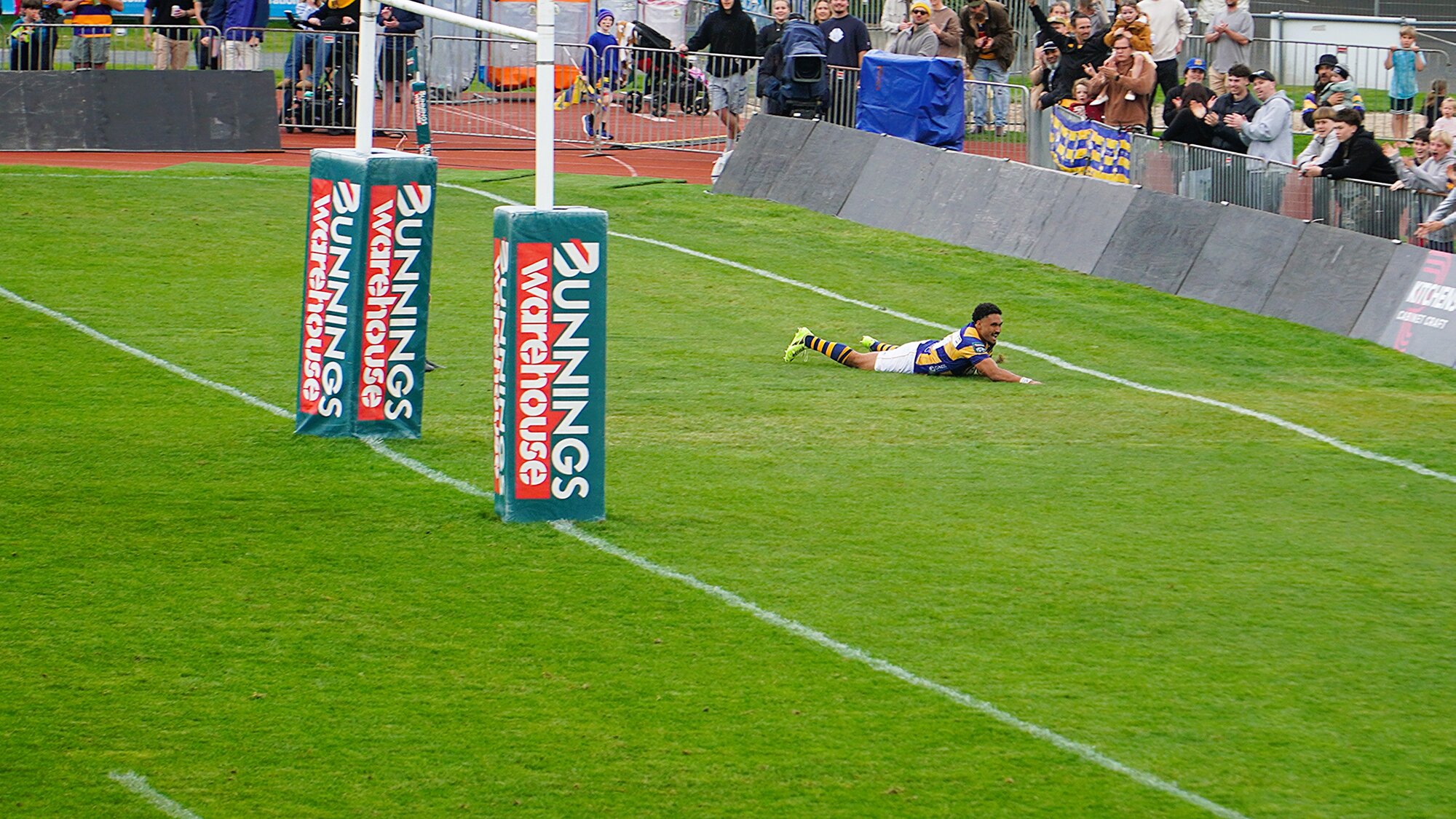 Sign of the times: The fulltime whistle has blown on Bunnings' sponsorship of NPC rugby. Photo / Rosalie Liddle Crawford.