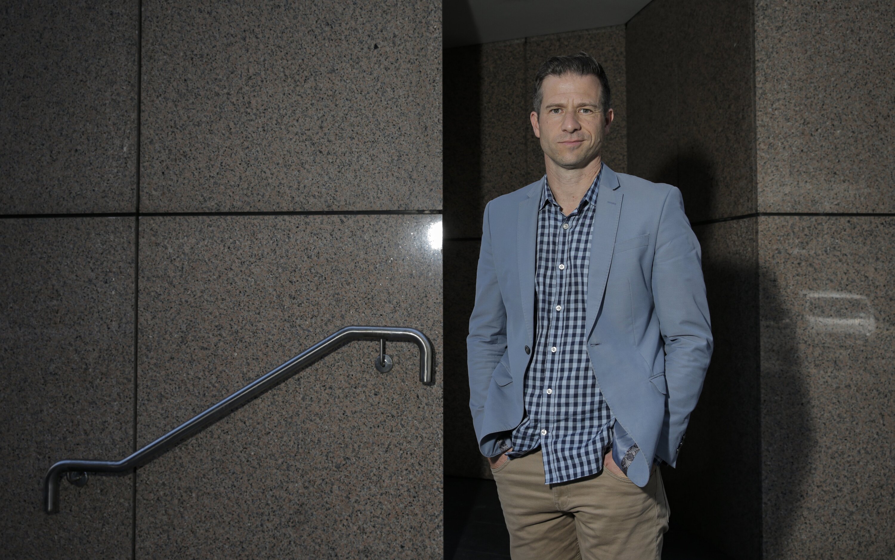 Chris Penk is true-blue National. Photo / Alex Burton