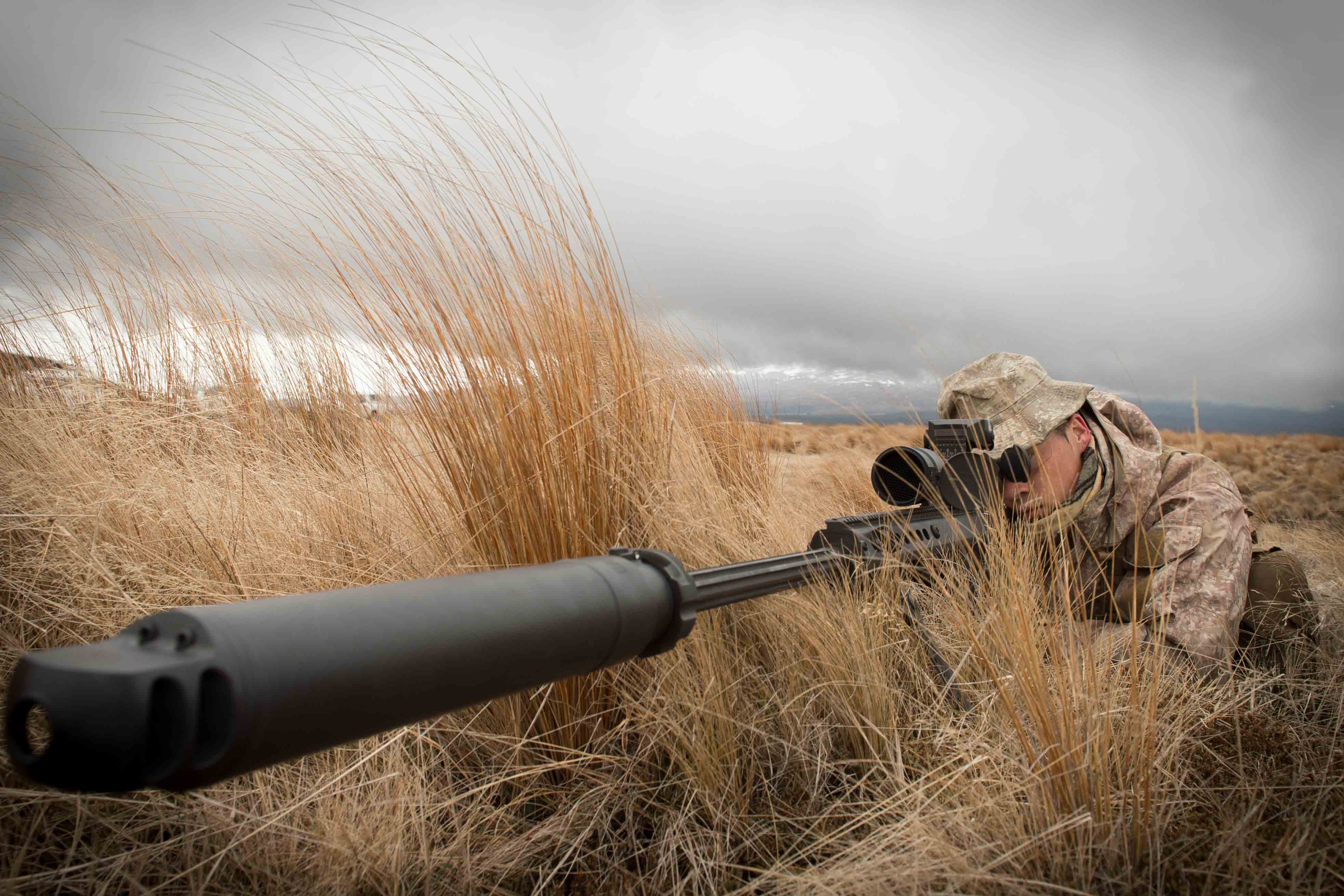 Weapons such as the anti-vehicle Barrett M107A1 now come with a warning over potential brain damage to the operator. Photo / NZDF
