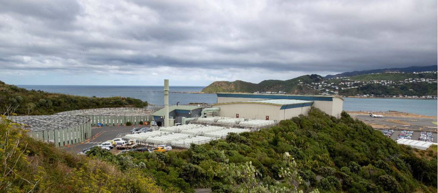 Moa Point treatment plant. Photo / Mark Mitchell 