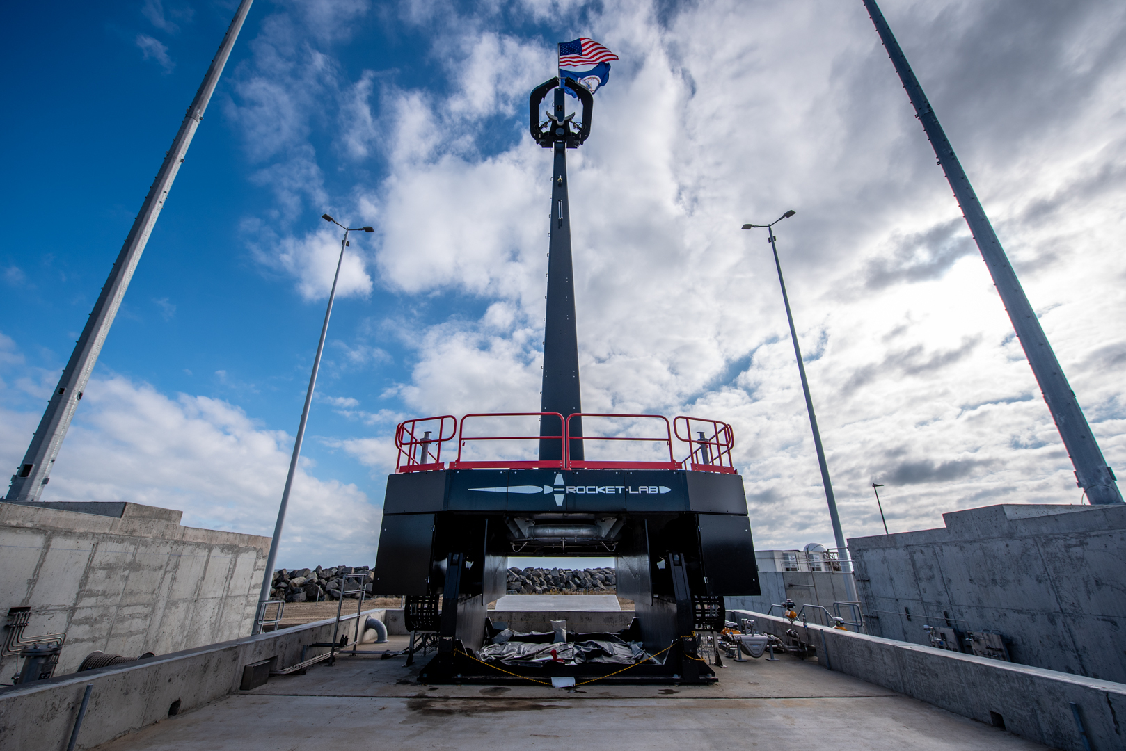 Rocket Lab's newly-minted Launch Complex 2 in Virginia, which the company says is 