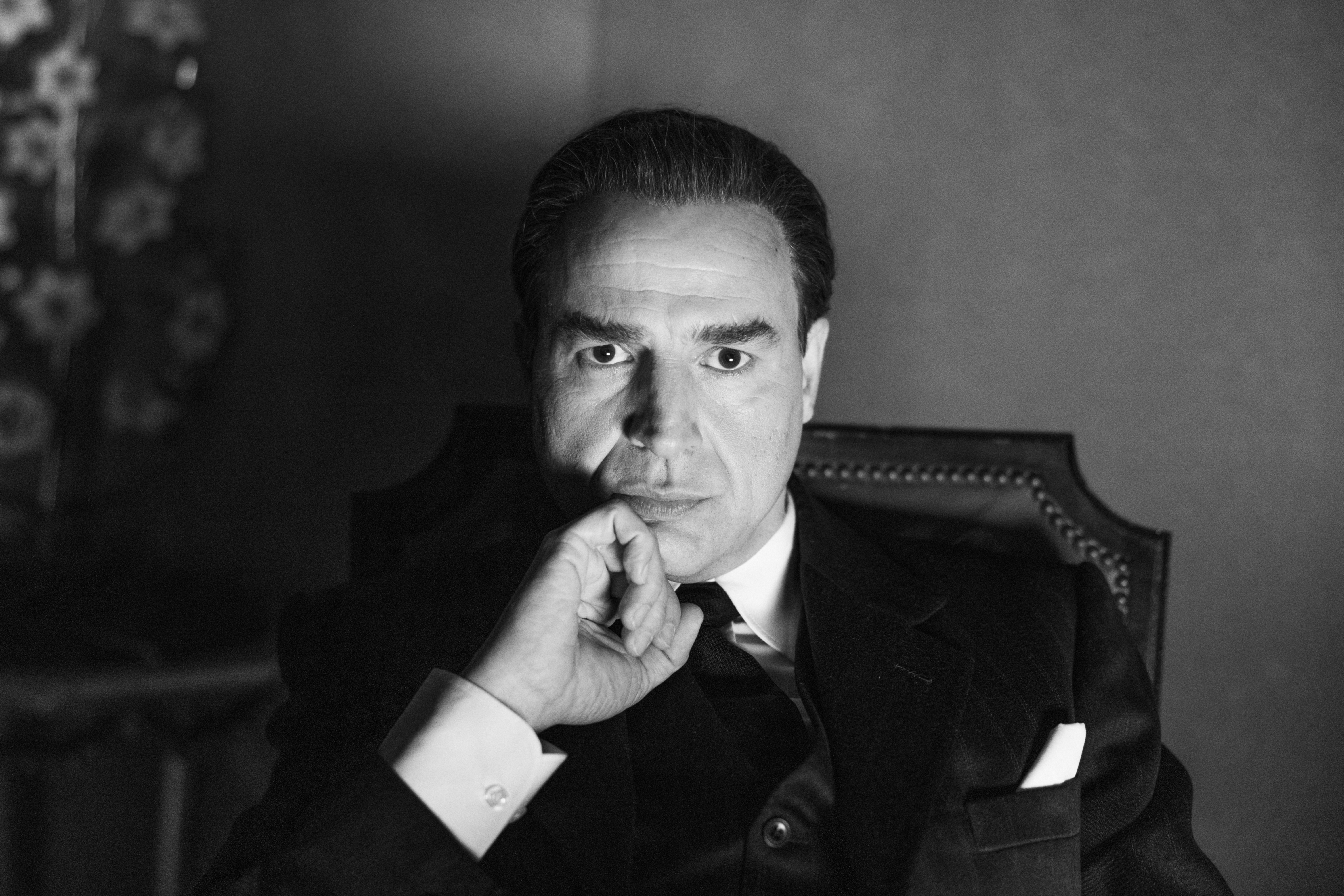 Alberto San Juan plays Spanish fashion designer Cristobal Balenciaga. Photo / Disney+