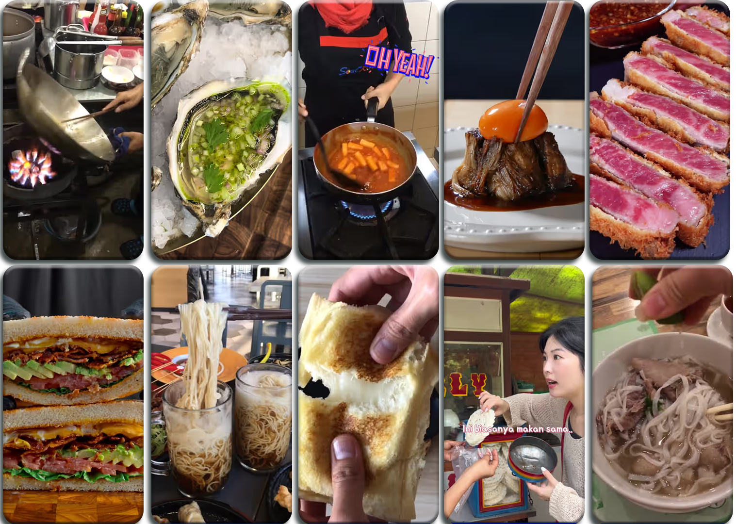 The hashtag #TikTokFood has attracted over 16 billion views from hungry travellers, worldwide. Photo / Screenshot; TikTok
