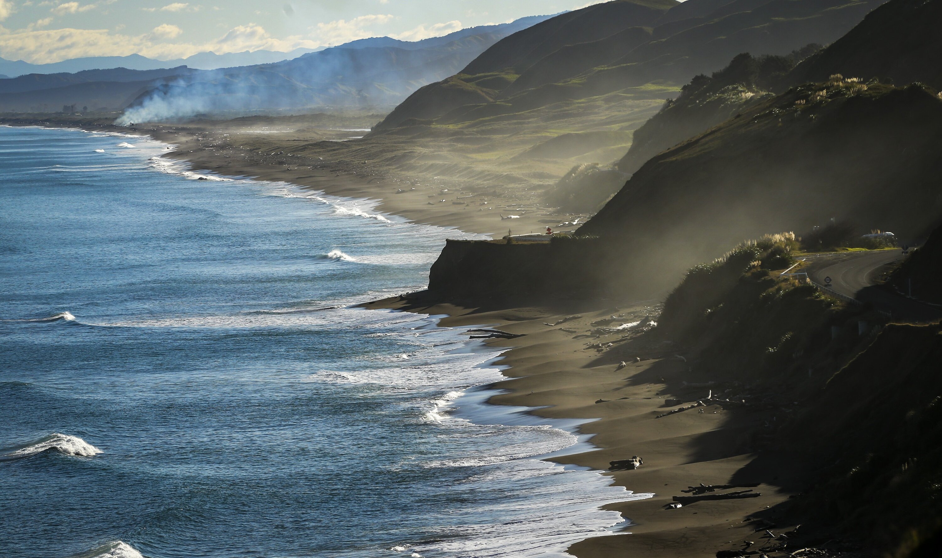 Blacks Beach on the Nuhaka to Māhia road in the Wairoa District. Photo / Paul Taylor