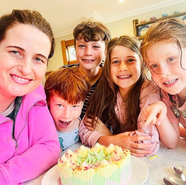 Ice-cream cake for dessert. Photo / Supplied