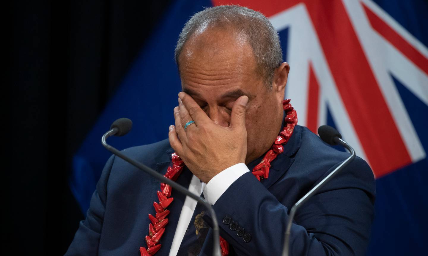 Pacific Peoples Minister Aupito William Sio last month while talking about his personal experiences of the 1970s dawn raids. Photo / Mark Mitchell