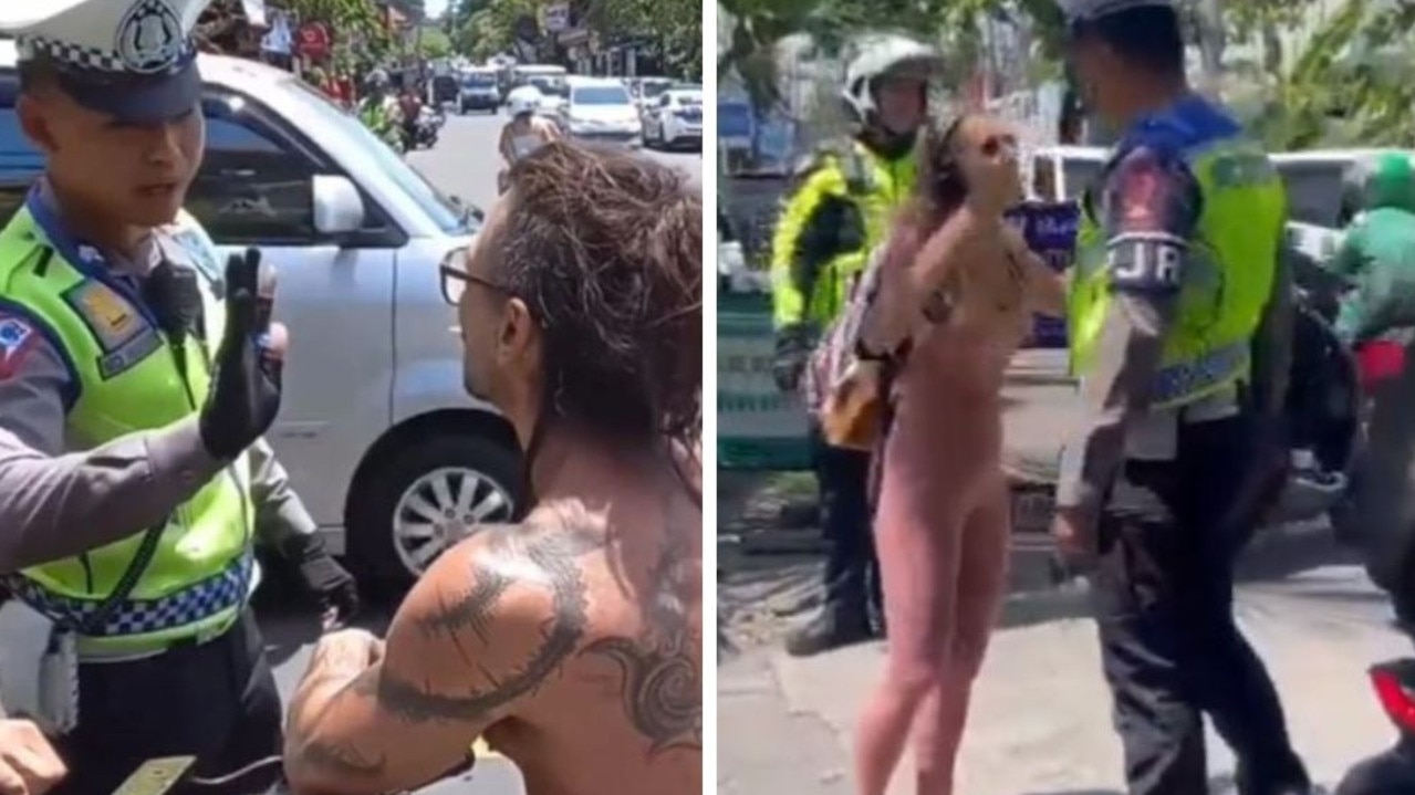 Videos continue to emerge of tourists arguing with Bali police over rules. Photos / @moscow_cabang_bali, Instagram, @akuluka, Twitter