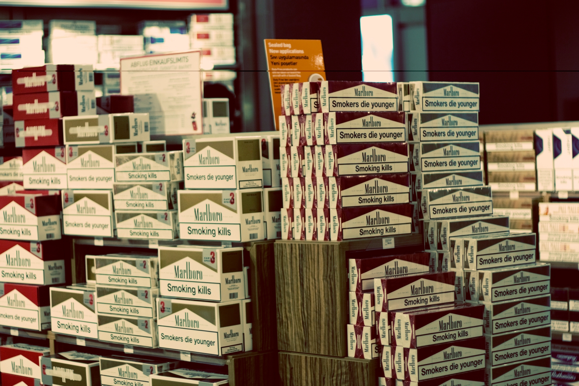 Cuts planned to duty-free tobacco