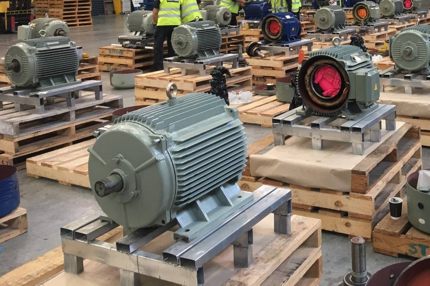 Electric motors from Operation Manta were stuffed with meth. Photo / Customs