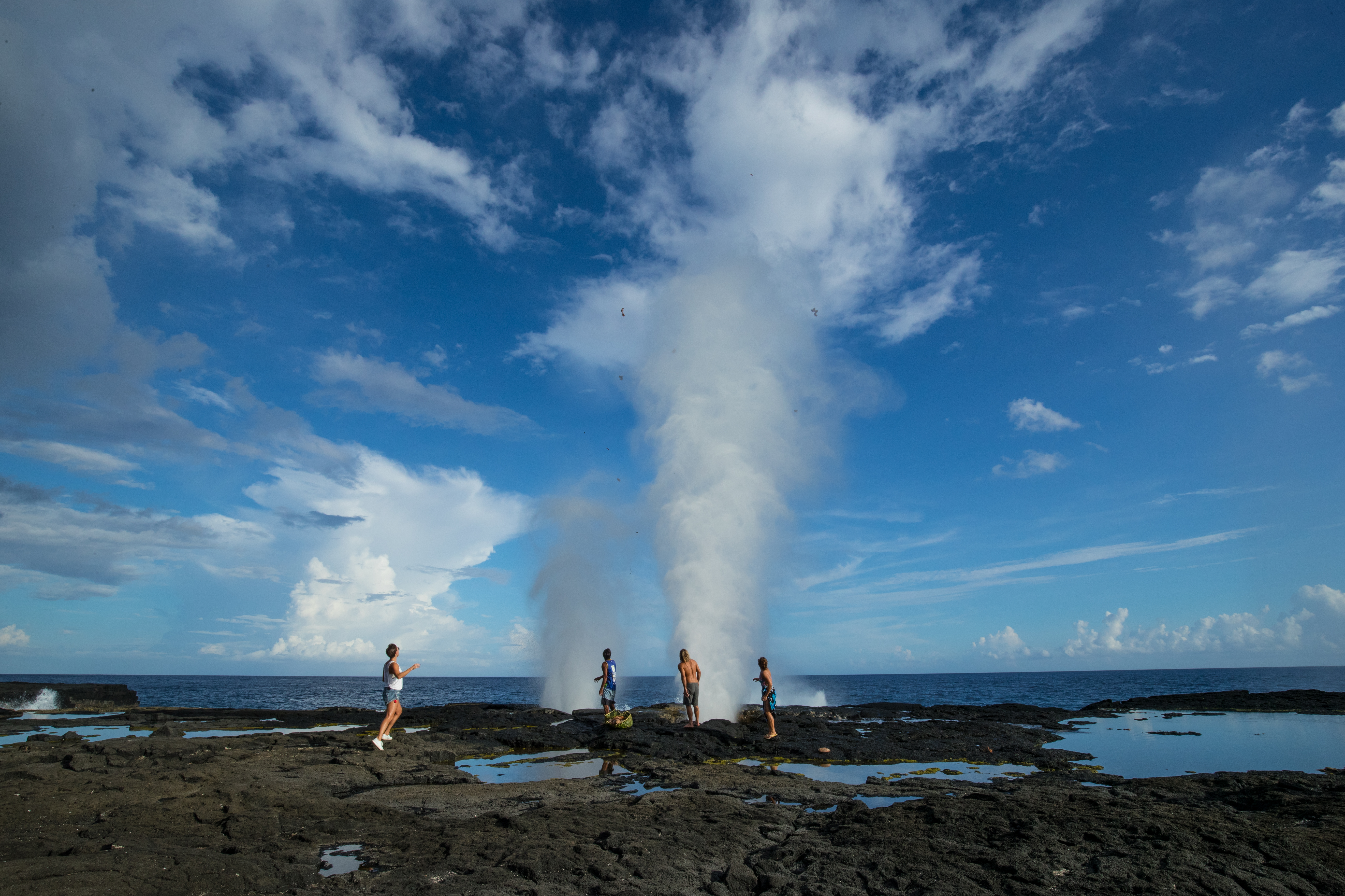 Alofaaga Blowholes in Savaii. Photo / Supplied