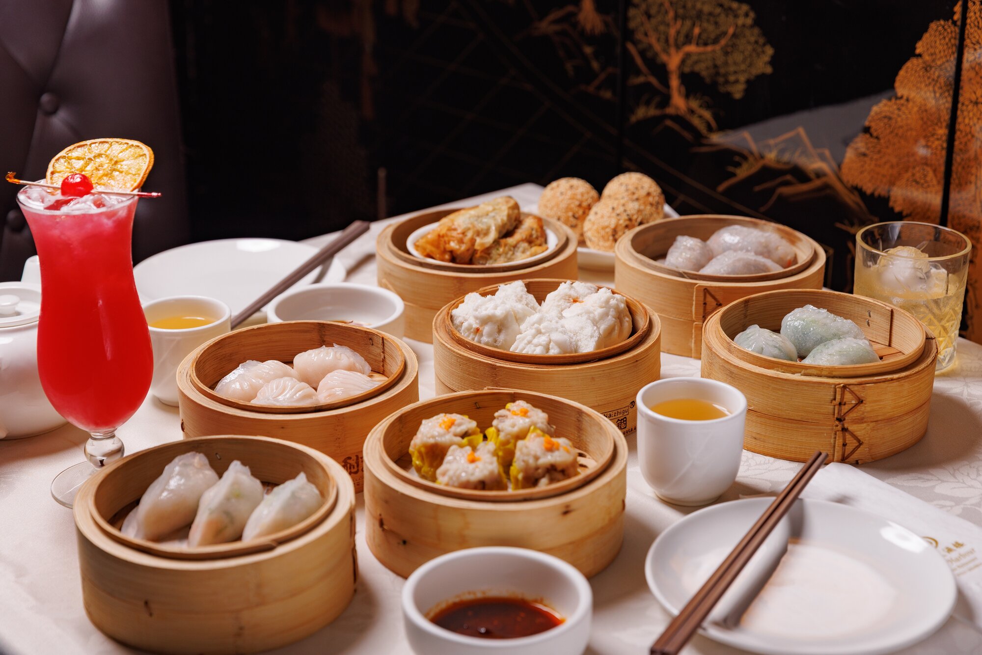 Steamed dumplings and pork buns at Grand Harbour restaurant. Photo / Babiche Martens