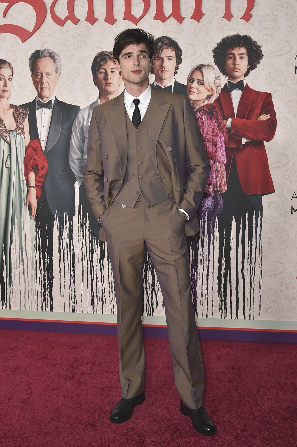Jacob Elordi at the premiere of ‘Saltburn’ in Los Angeles. Photo / Richard Shotwell for AP