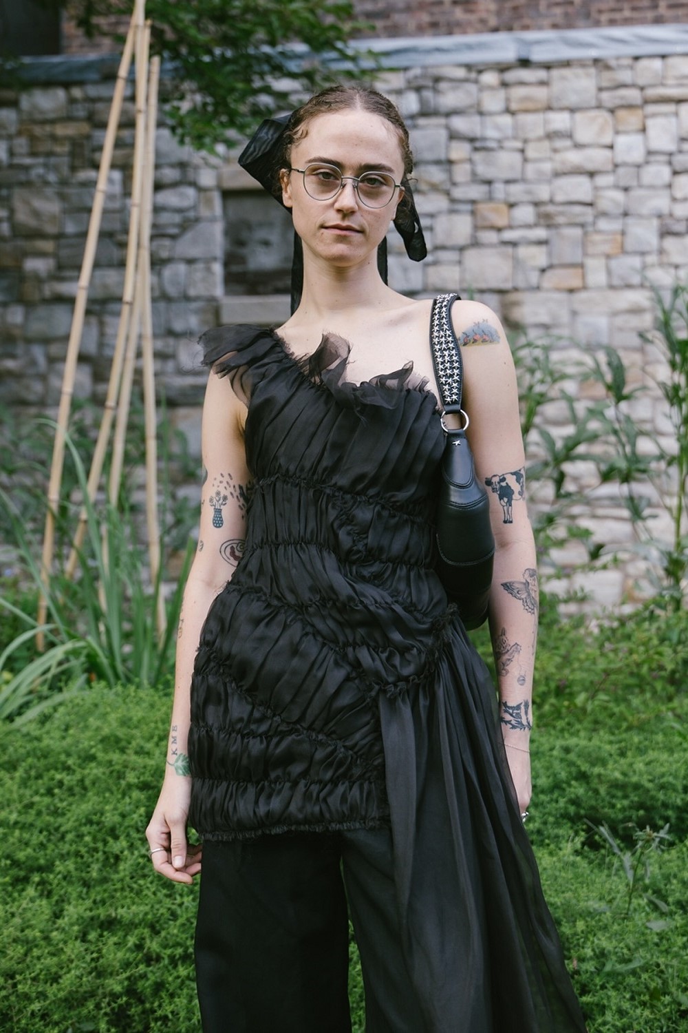 Ella Emhoff wears Collina Strada at New York Fashion Week. Photo / @ellaemhoff