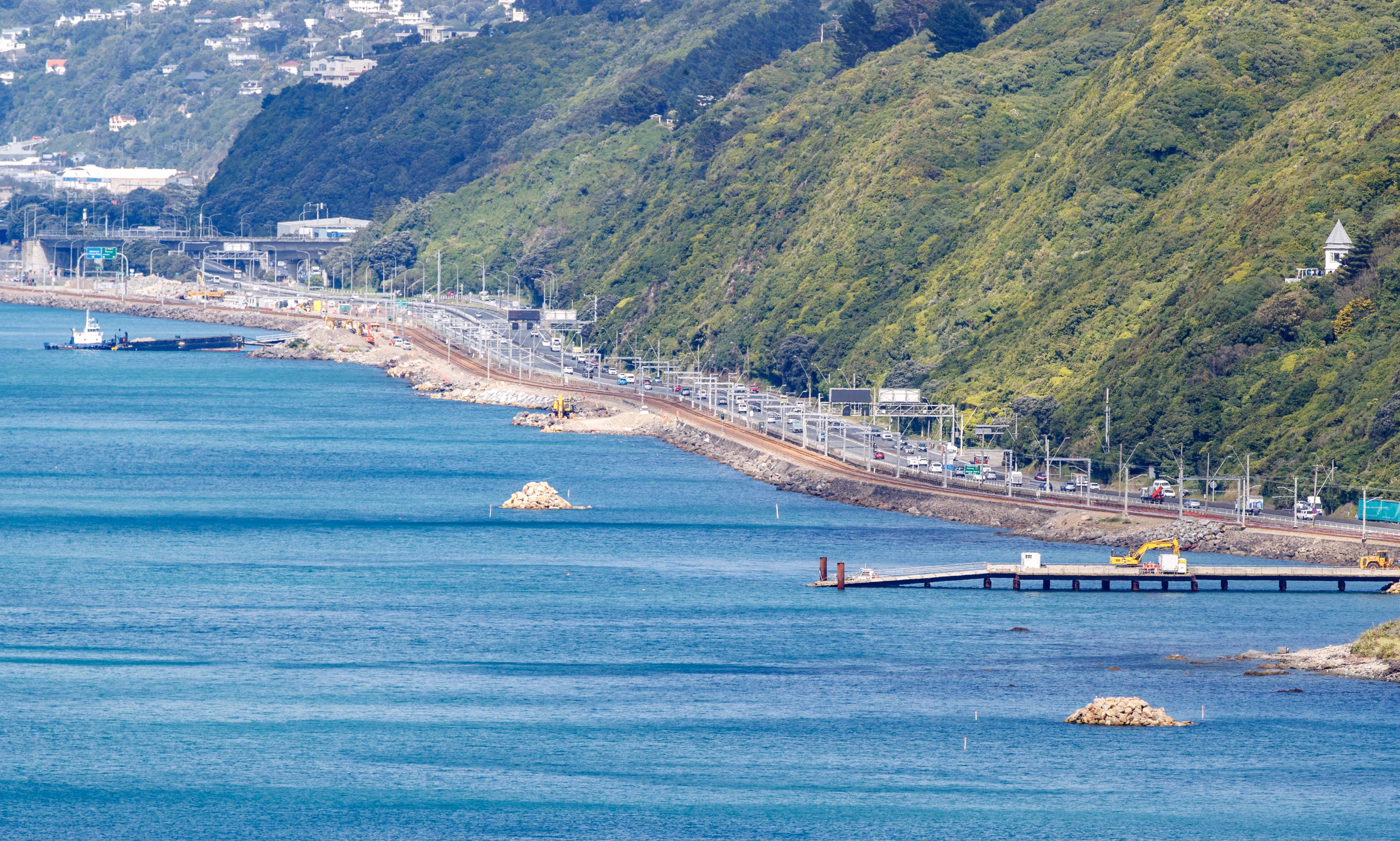 The Ngā Ūranga ki Pito-One (Ngauranga to Petone) section of Te Ara Tupua. Photo / Mark Mitchell