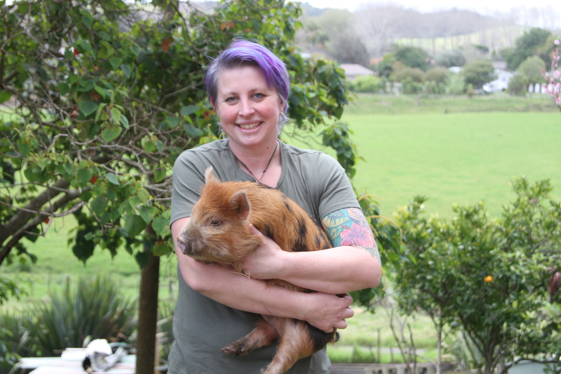Donna Badorek, from Donna Doolittle's Animal Rescue, has 2021 calendars packed with pictures of happy rescue animals for sale on Facebook. Photo / file.