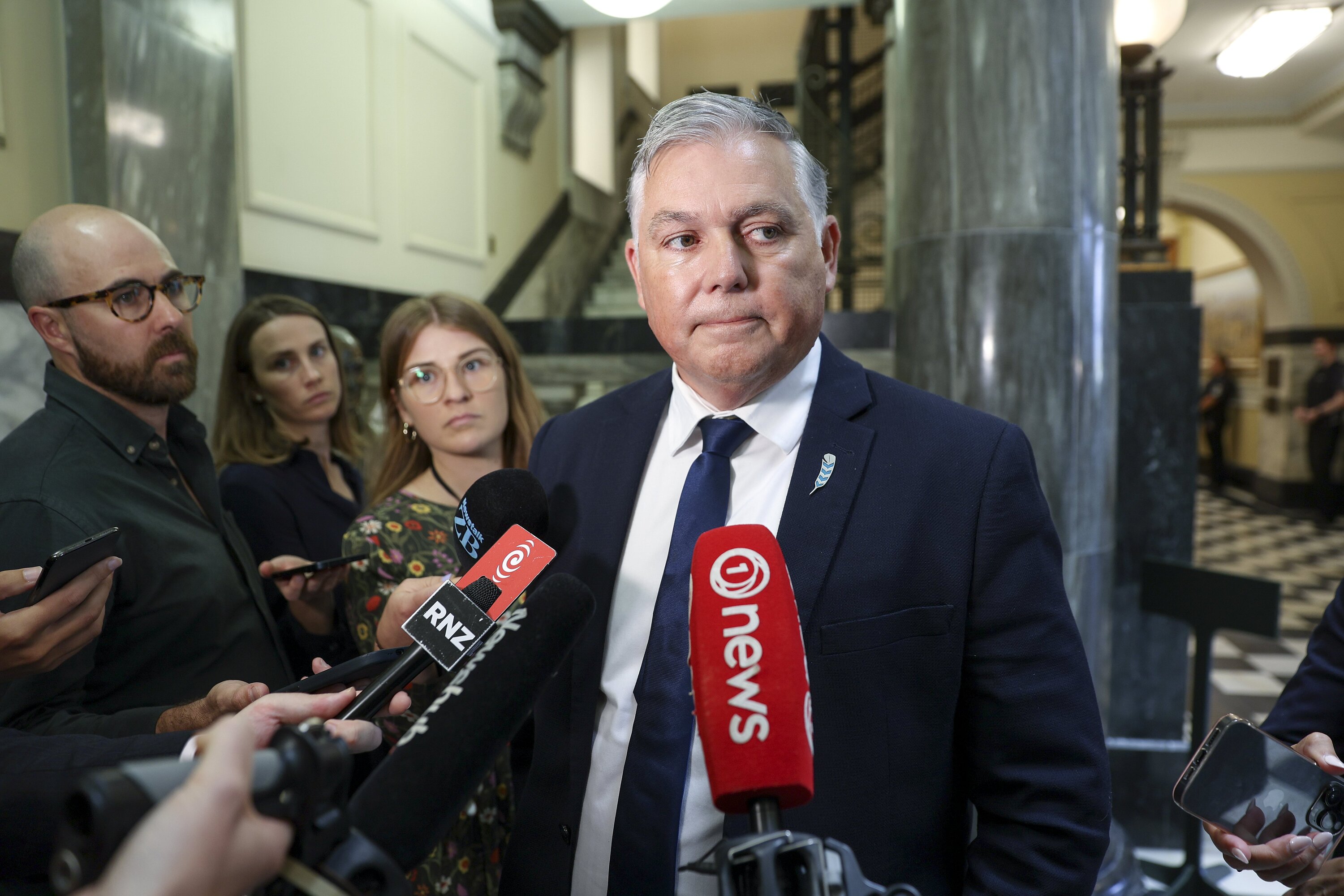 Police Minister Mark Mitchell.