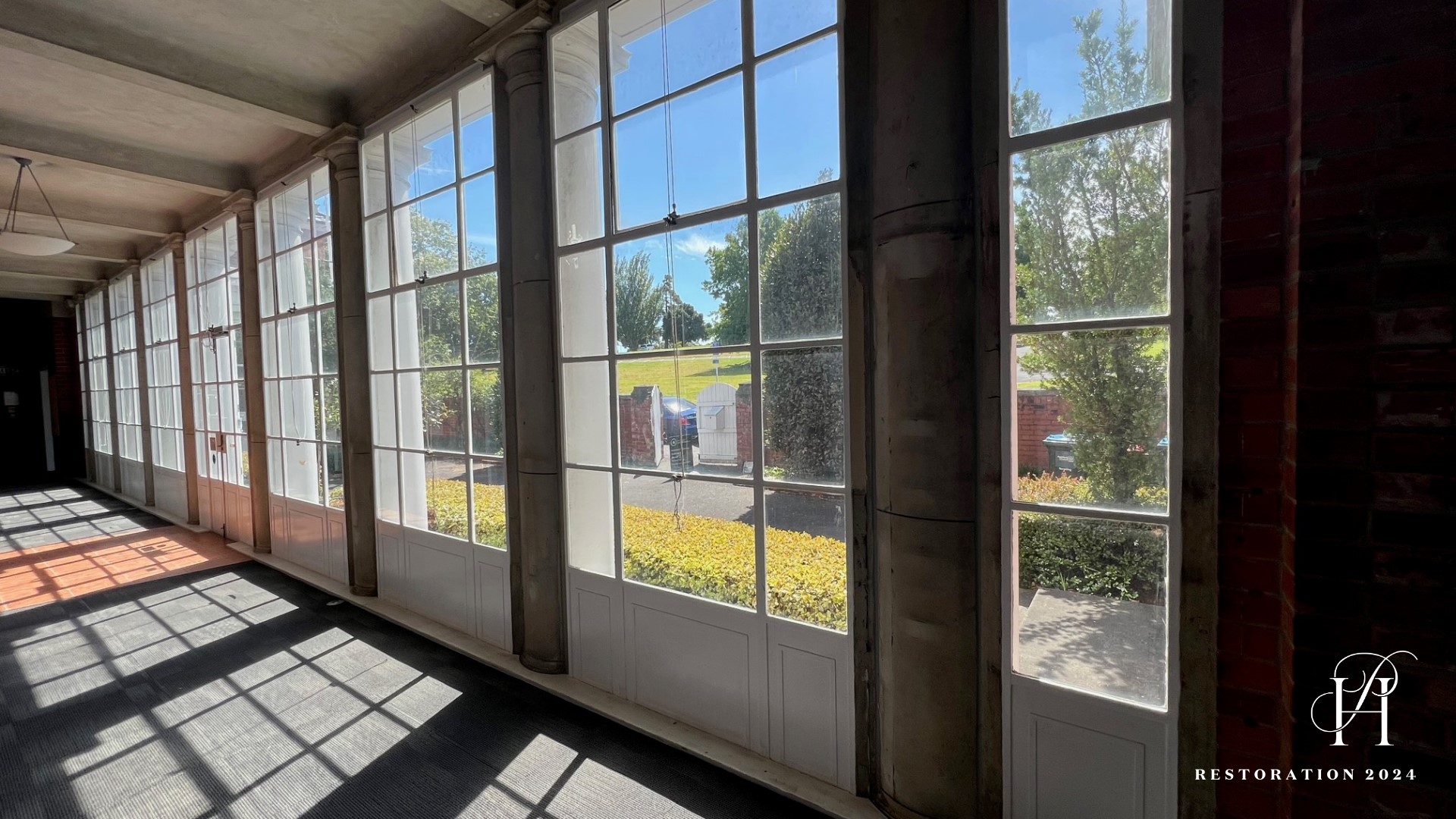 BEFORE: Front entrance area of Pearson House in Parnell pre-$17m upgrade. Photo / Generus Group