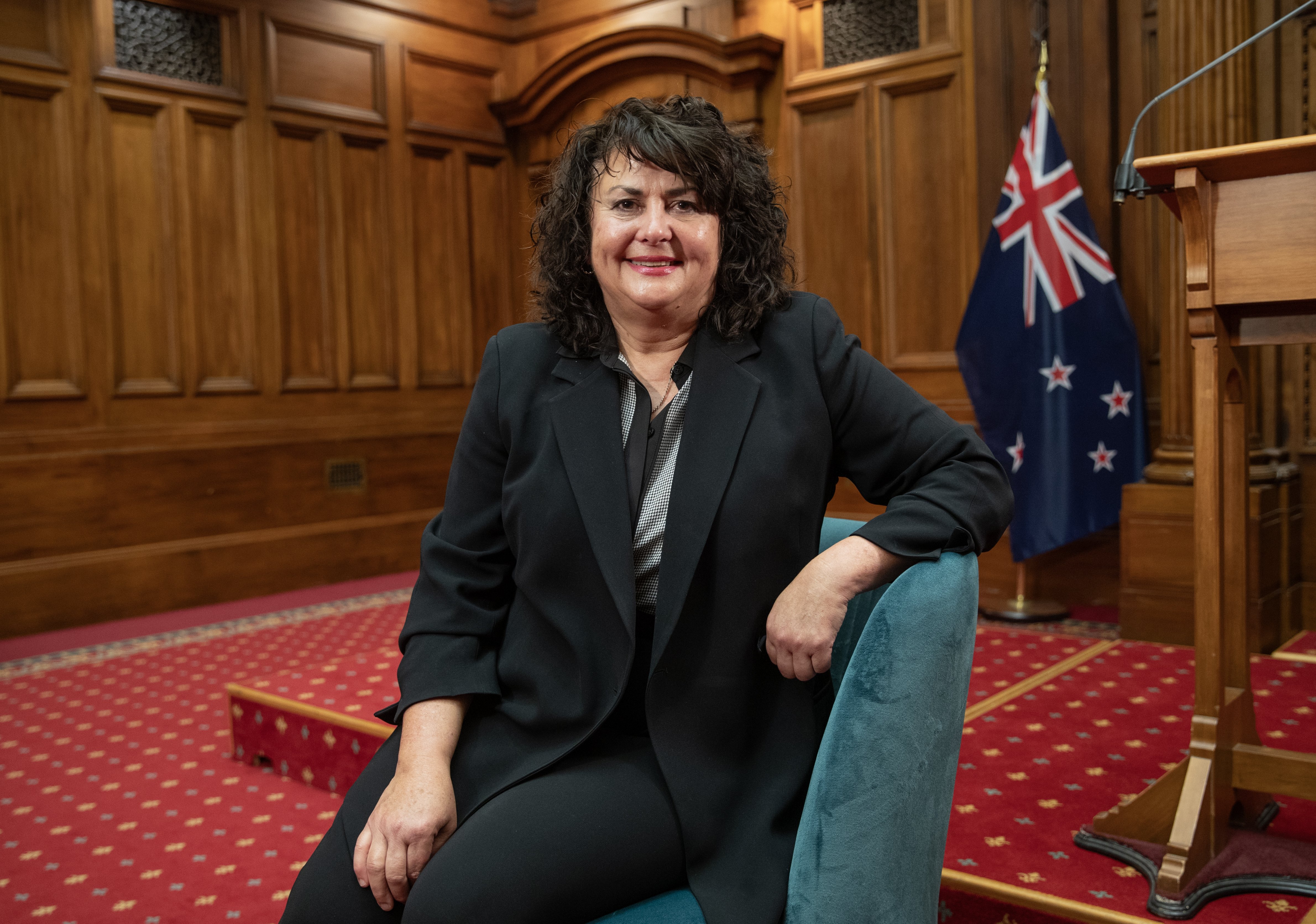 NZ First MP Casey Costello at Parliament. Photo / Mark Mitchell