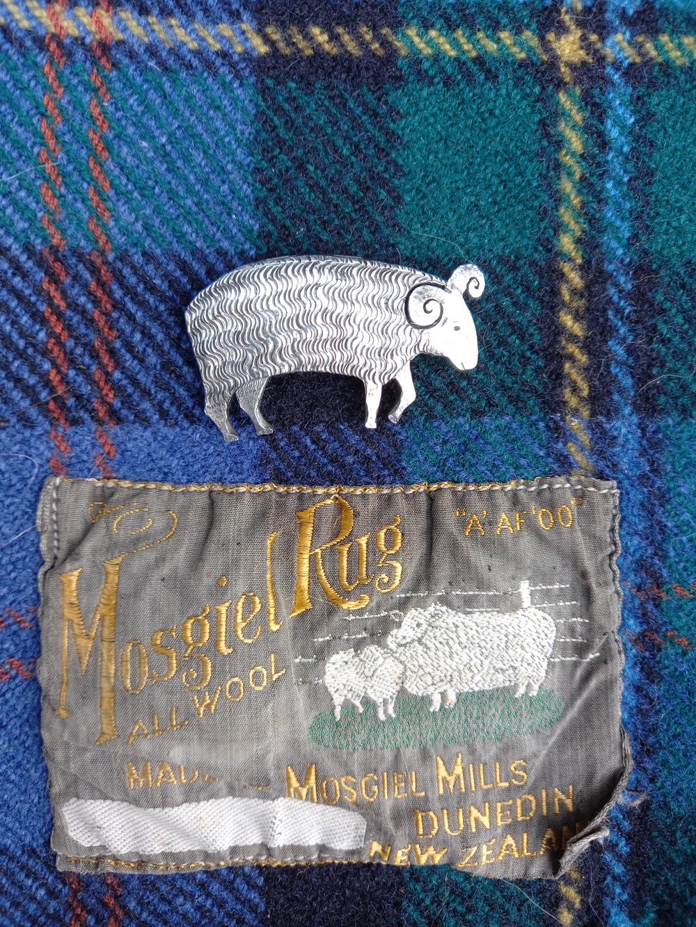 Anna Blackman's silver ram brooch by Peter McKay.