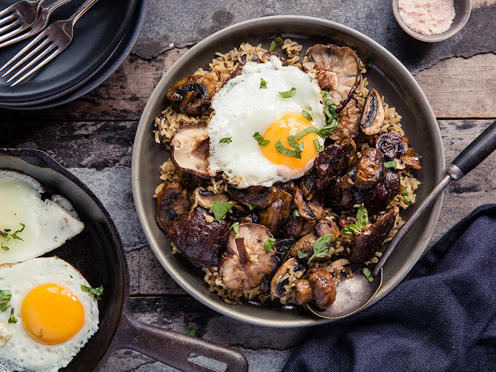 Combine flavours of miso and soy with mushrooms for a quick and tasty dish. Photo / Babiche Martens