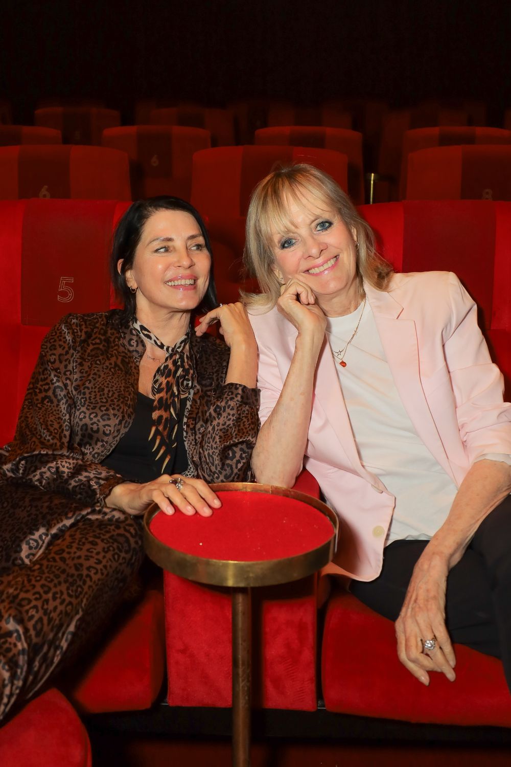 Director Sadie Frost and Dame Lesley Lawson (Twiggy) attend a VIP screening of 