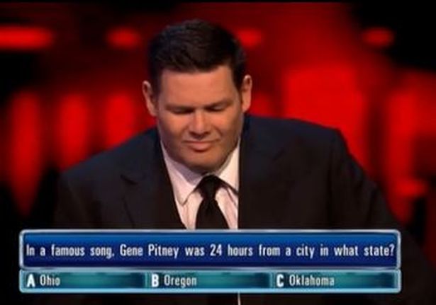 Mark Labbett appears on The Chase. Photo / ITV