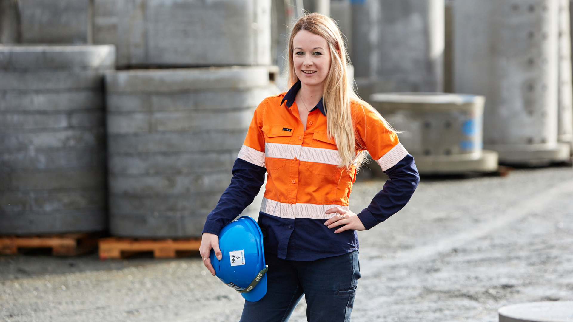 Fulton Hogan site engineer Arden Hermans has helped oversee some of Northland’s key infrastructure projects. Photo / Supplied