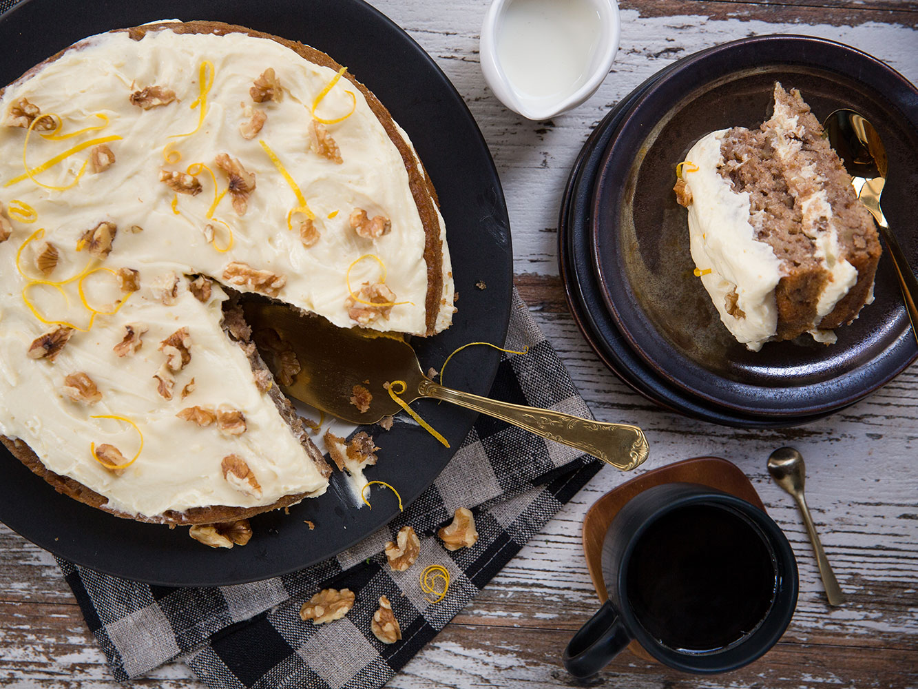 Parsnip and walnut cake. Picture / Babiche Martens