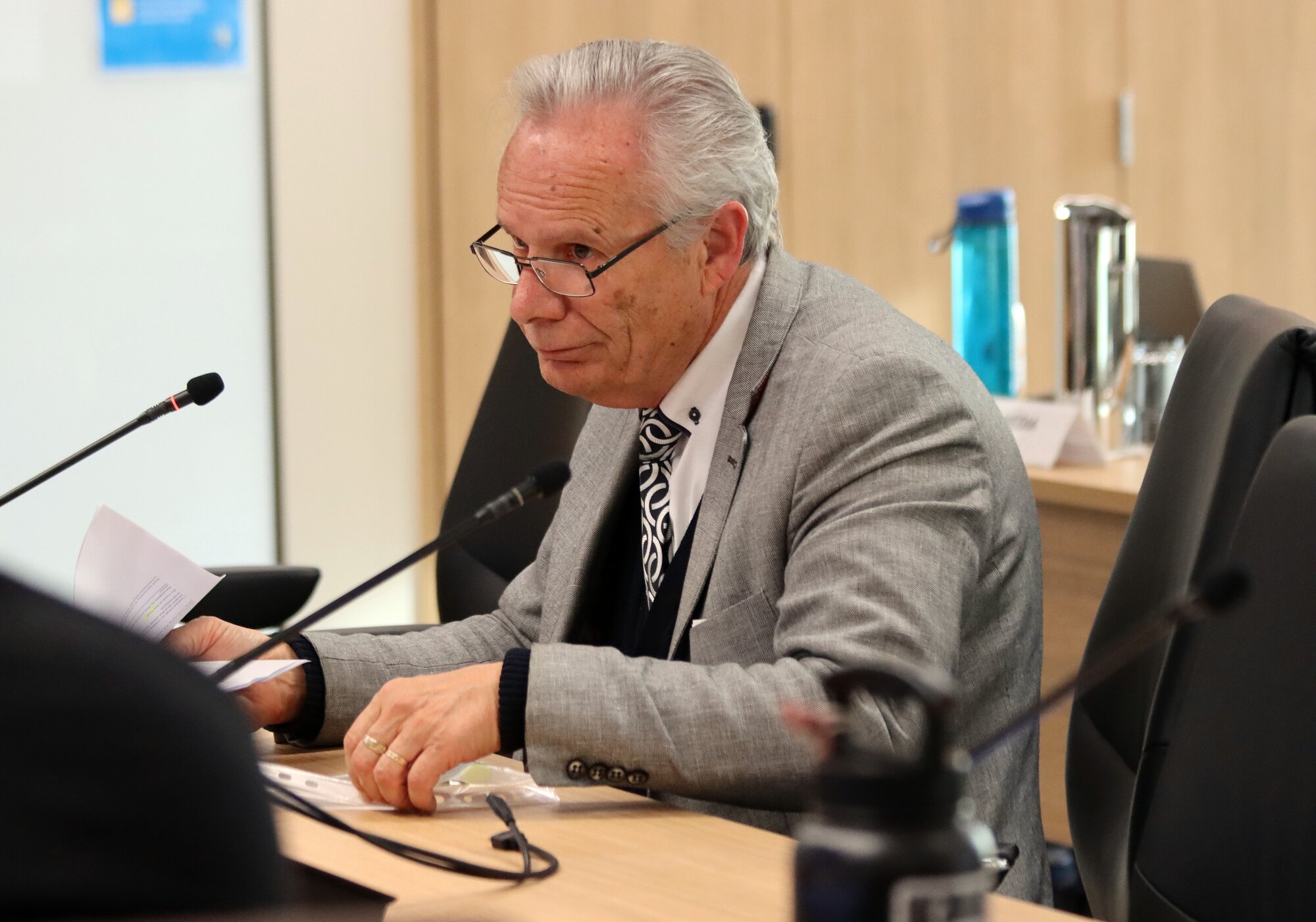 Pāpāmoa resident Ron Melville said the council needed to get the basics right. Photo / Alisha Evans