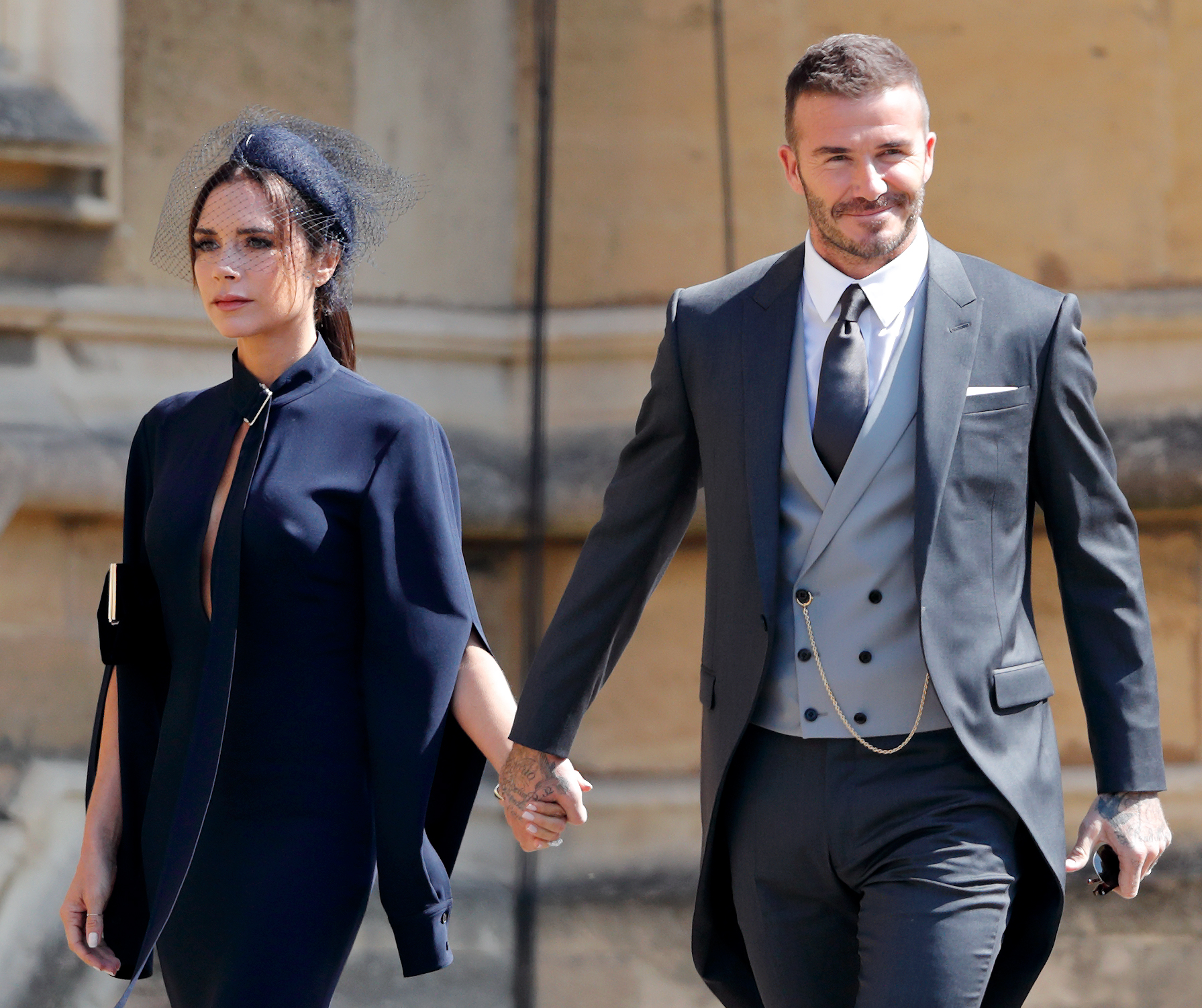 Victoria and David Beckham attend Prince Harry and Meghan Markle's wedding in 2018. Photo / Getty Images