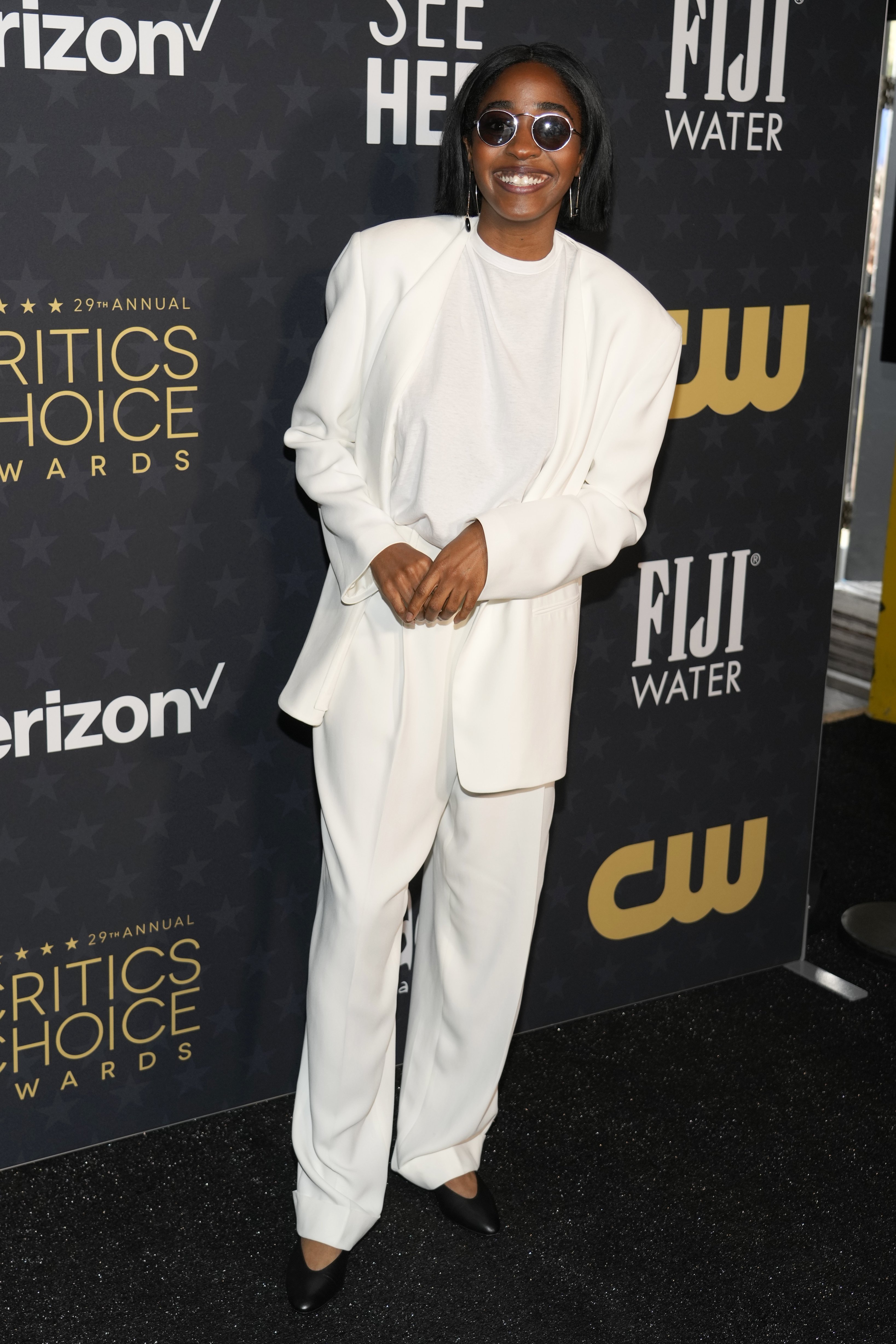 Ayo Edebiri wears The Row to the 29th Critics Choice Awards. Photo / Chris Pizzello, AP