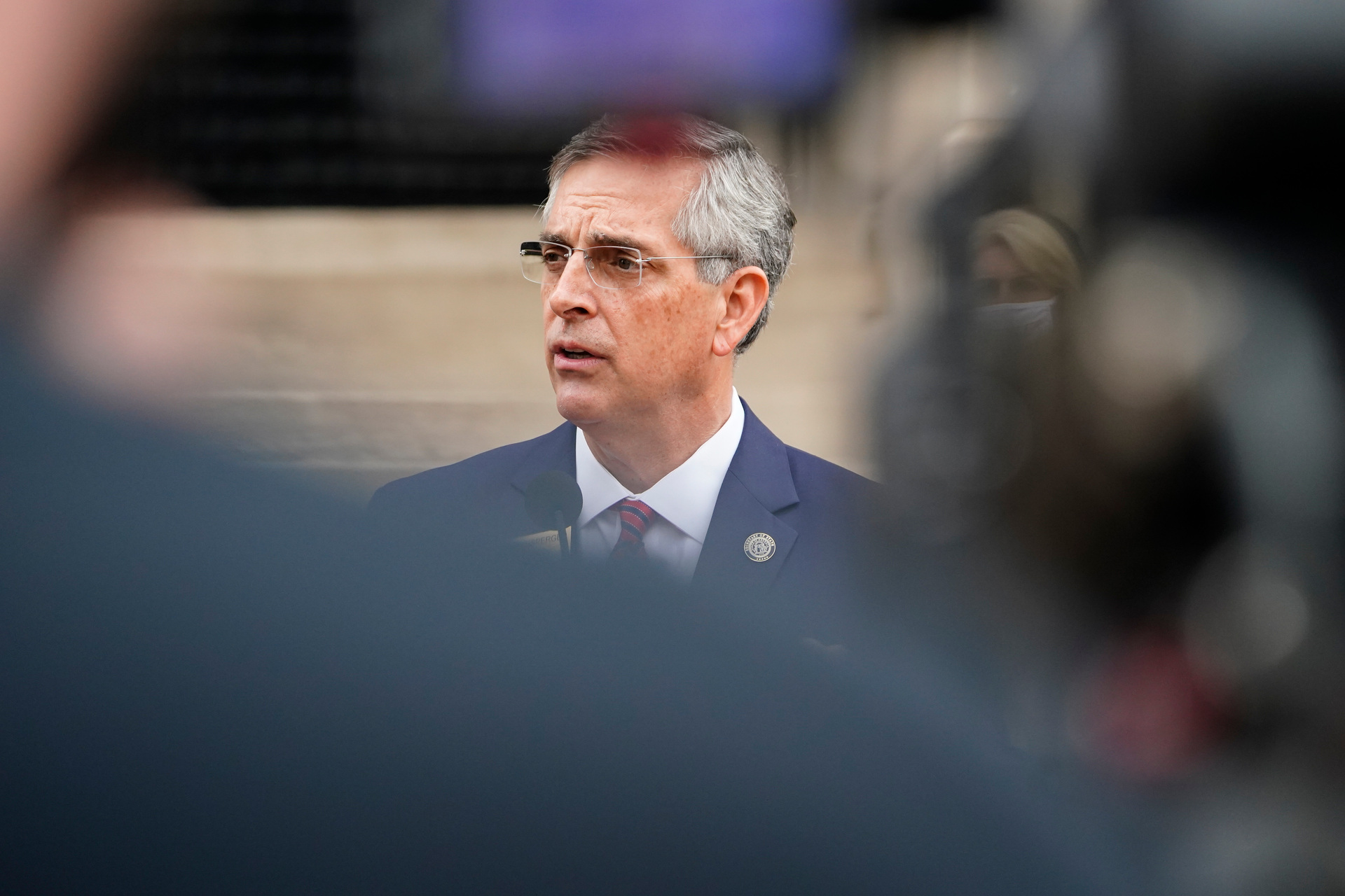Donald Trump urged Georgia Secretary of State Brad Raffensperger to 