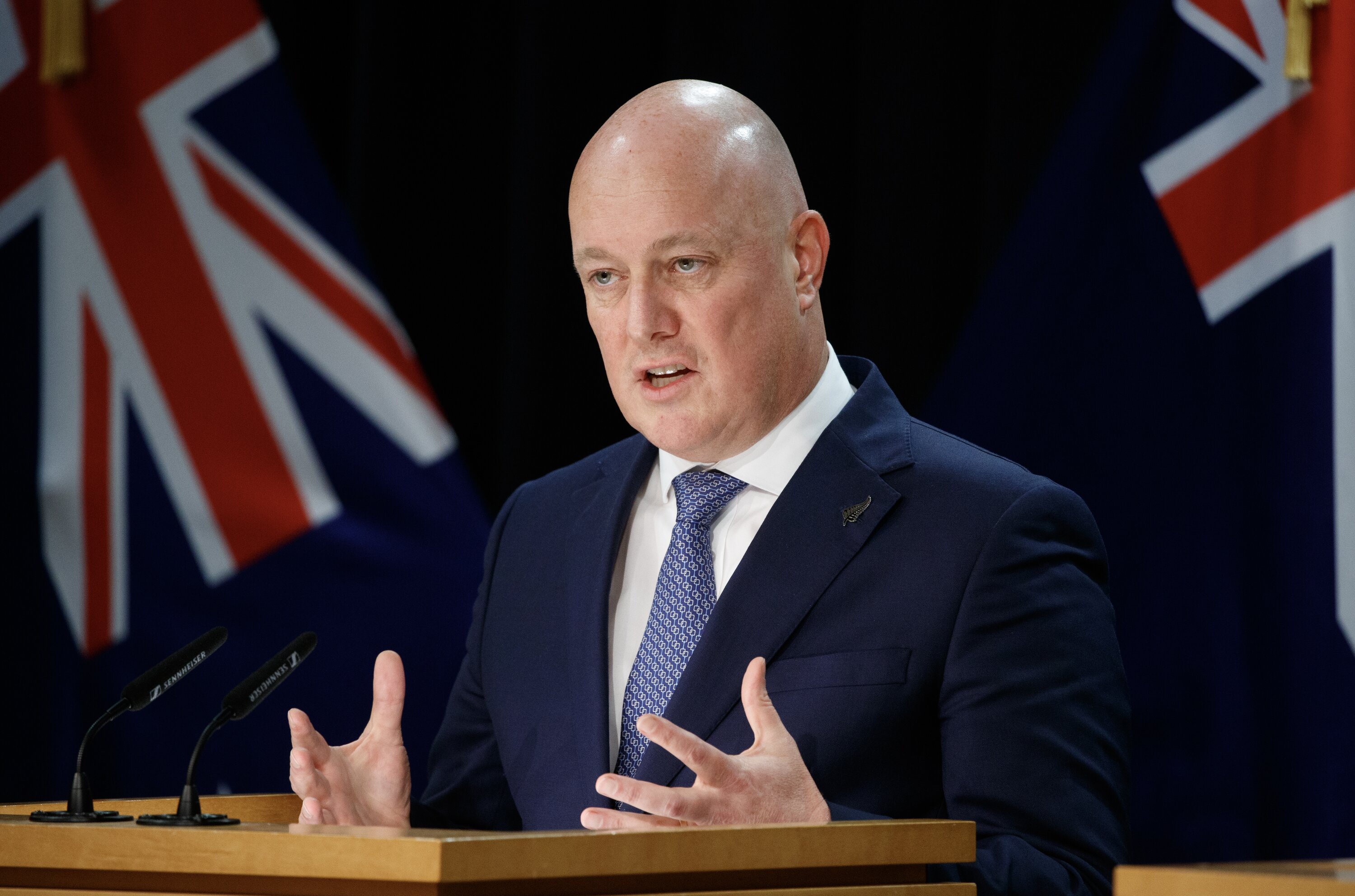 National Party leader Christopher Luxon said his MP had stuffed up big time. Photo / Mark Mitchell