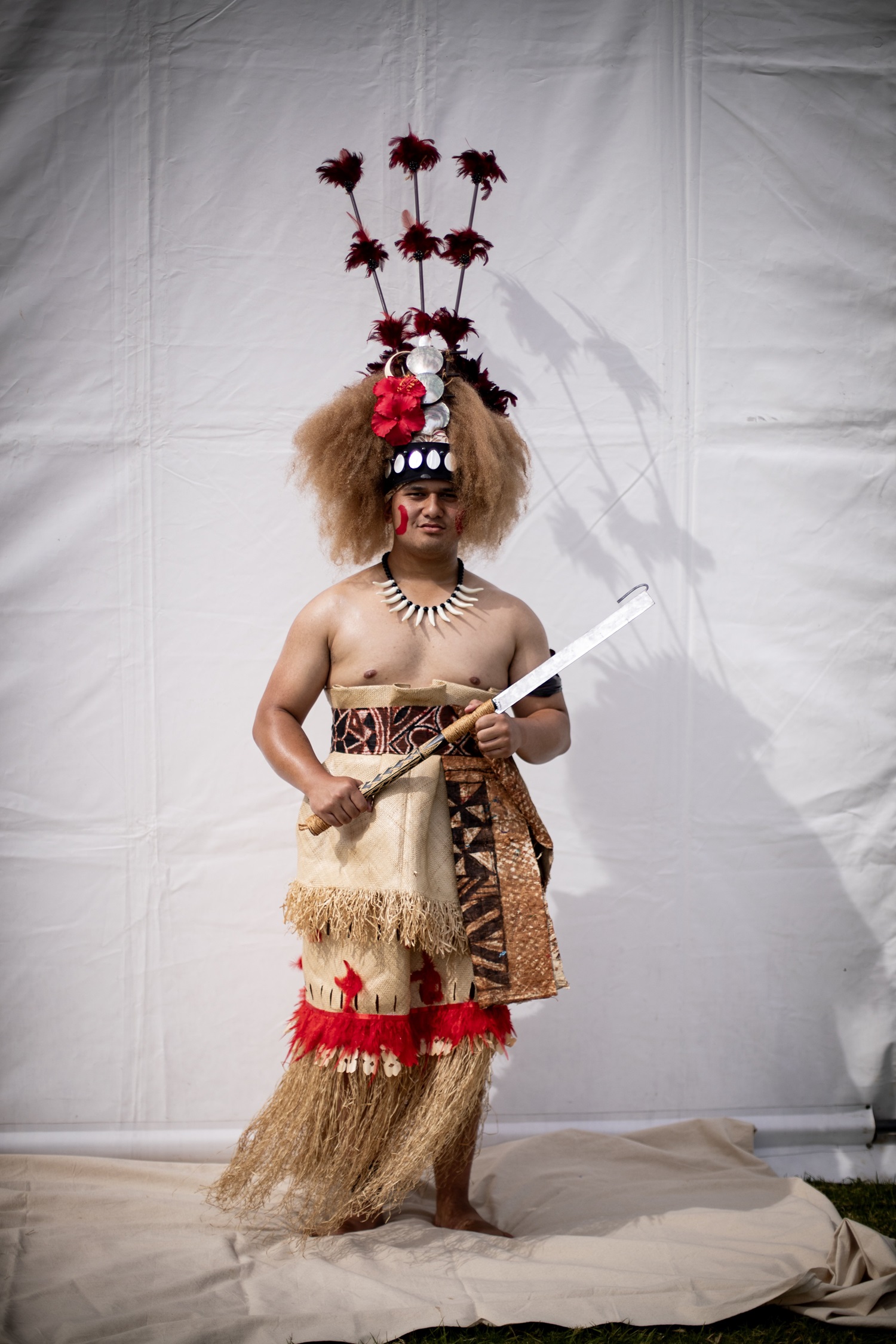 Samoan performer Paul Maka. Photo / Dean Purcell