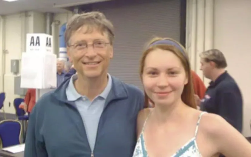 Mila Antonova discussed playing bridge with Bill Gates in an online video.
