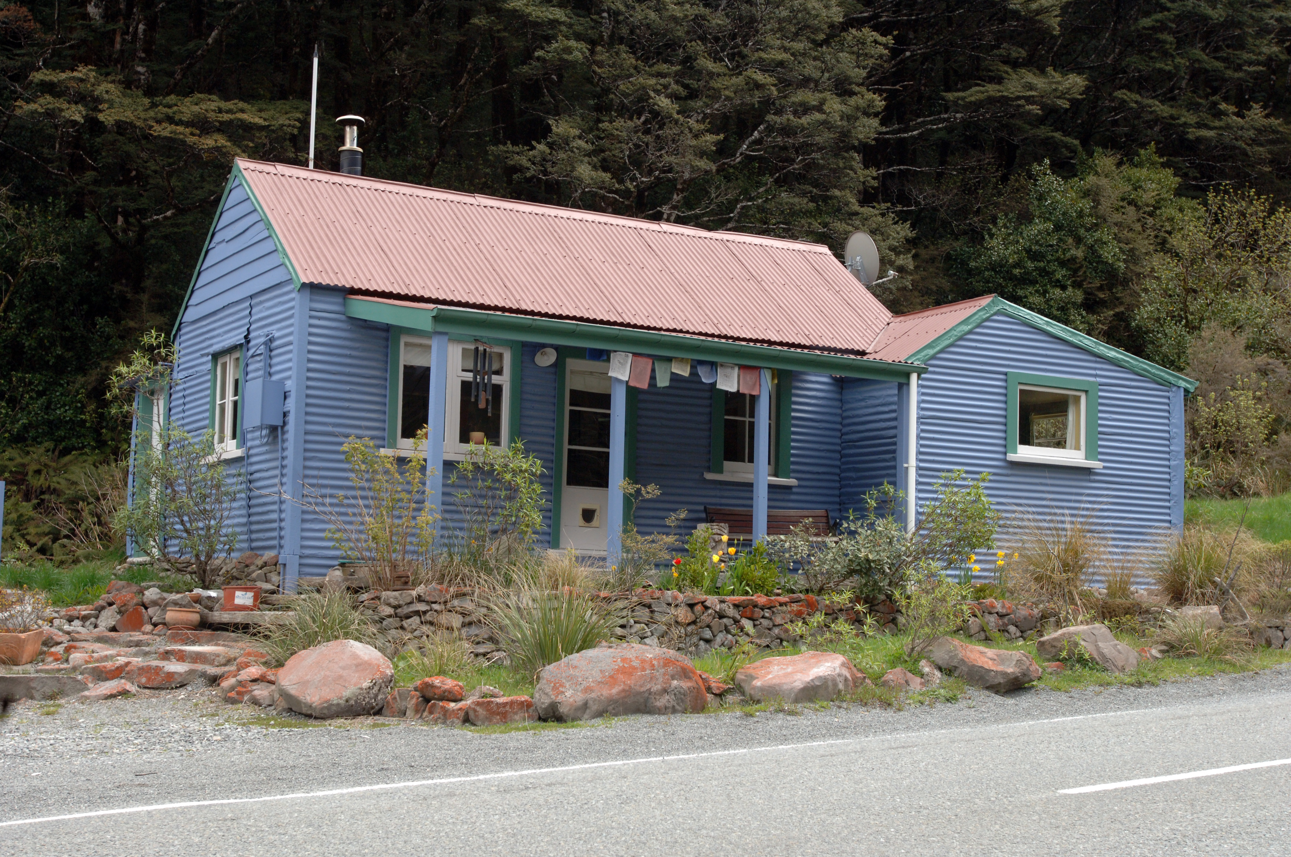 An old roadman's hut, Arthurs Pass. Photo / Ross Setford
