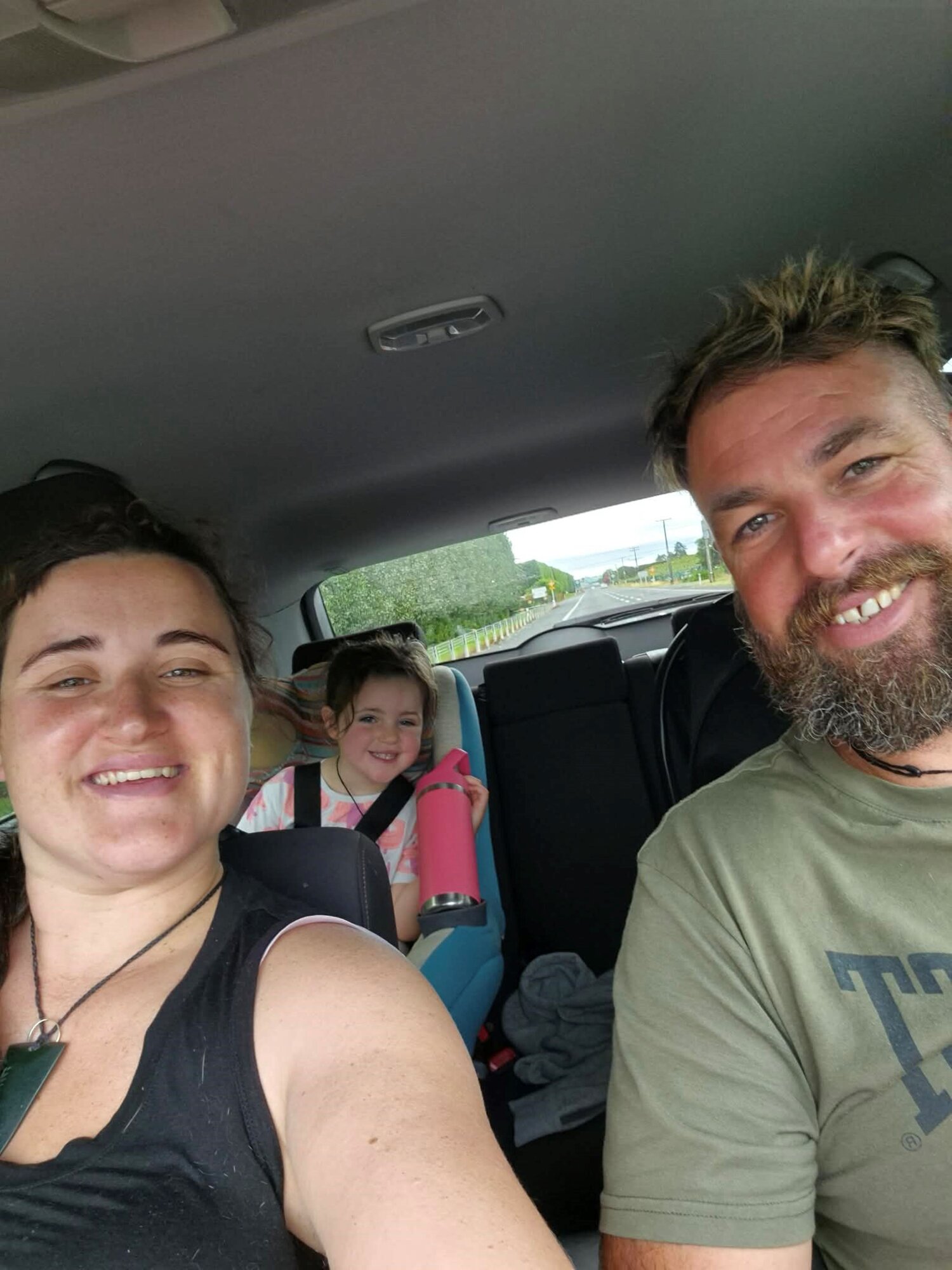 Zoe Beck, Lindsay Putt and their 3-year-old daughter had to evacuate their rural Pāpāmoa home this morning after a landslide hit neighbouring properties.