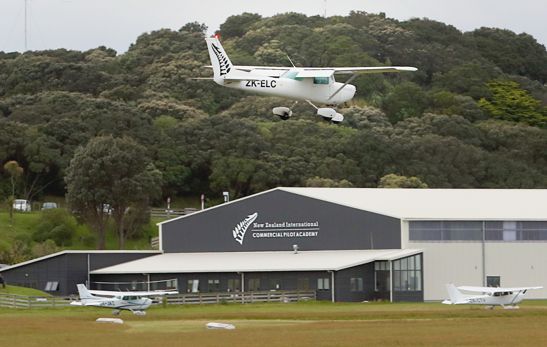 The New Zealand International Commercial Pilot Academy at Whanganui Airport is due to get more students in April. Photo / Bevan Conley