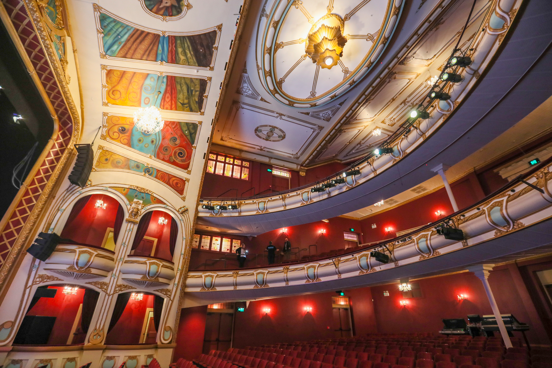 Inside the Opera House in Hastings which was re-opened in 2020 following earthquake strengthening and upgrades. Photo / Warren Buckland