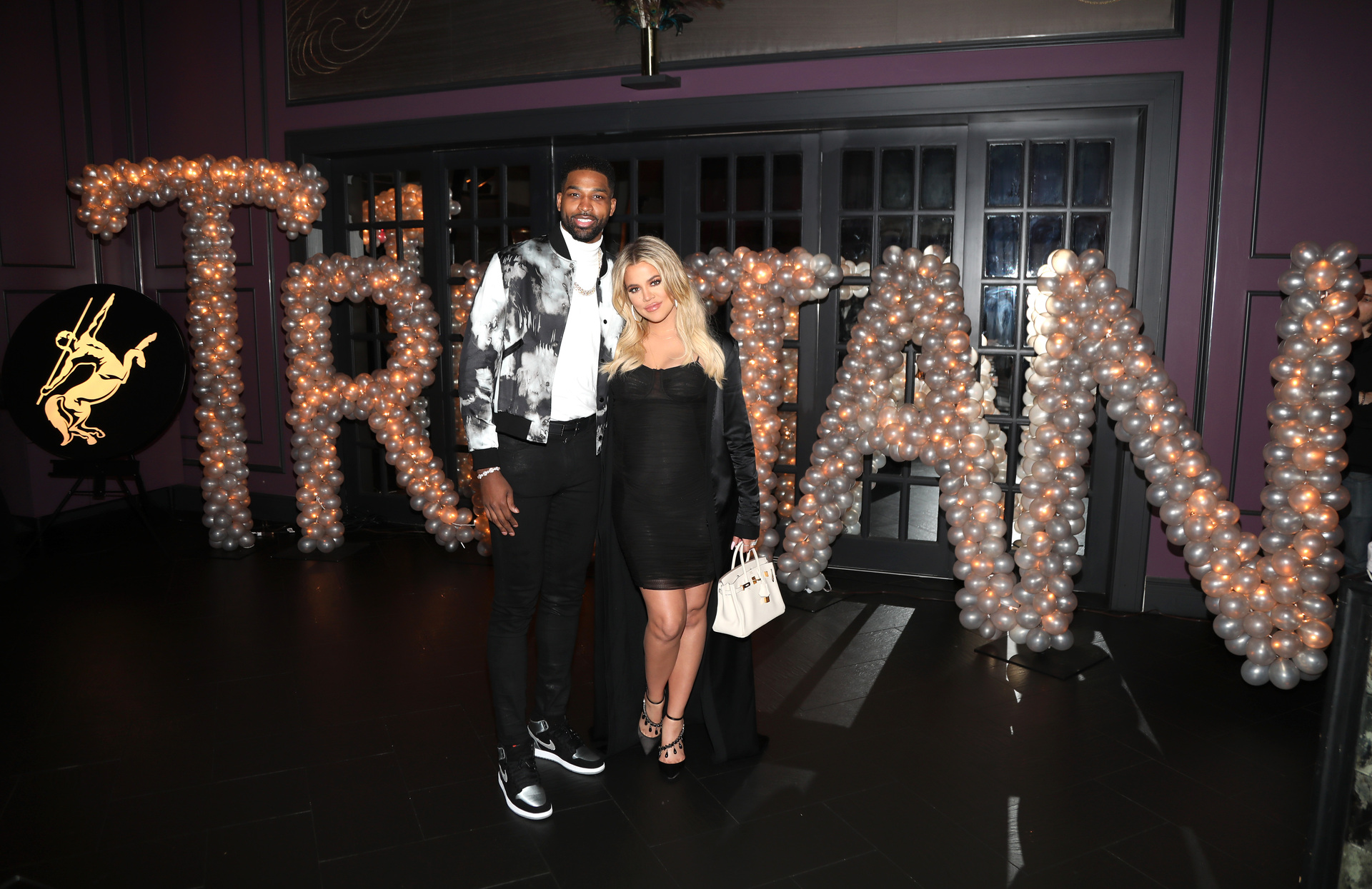 Tristan Thompson and Khloe Kardashian pose for a photo in 2018. Photo / Getty Images