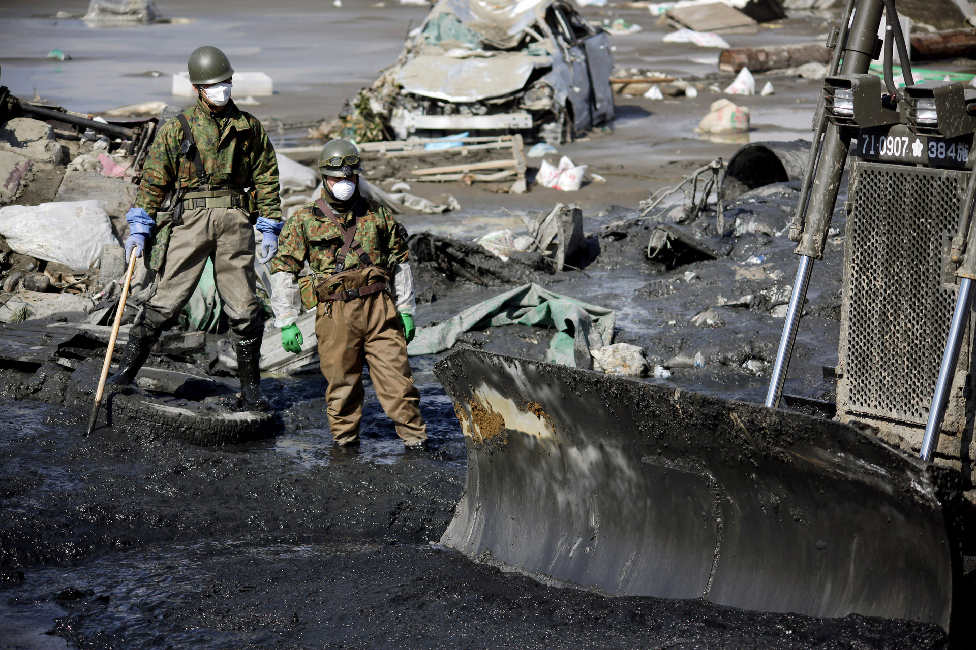 The earthquake and tsunami that hit Japan's coast in March 2011 claimed nearly 16,000 lives. Photo / Bradley Ambrose