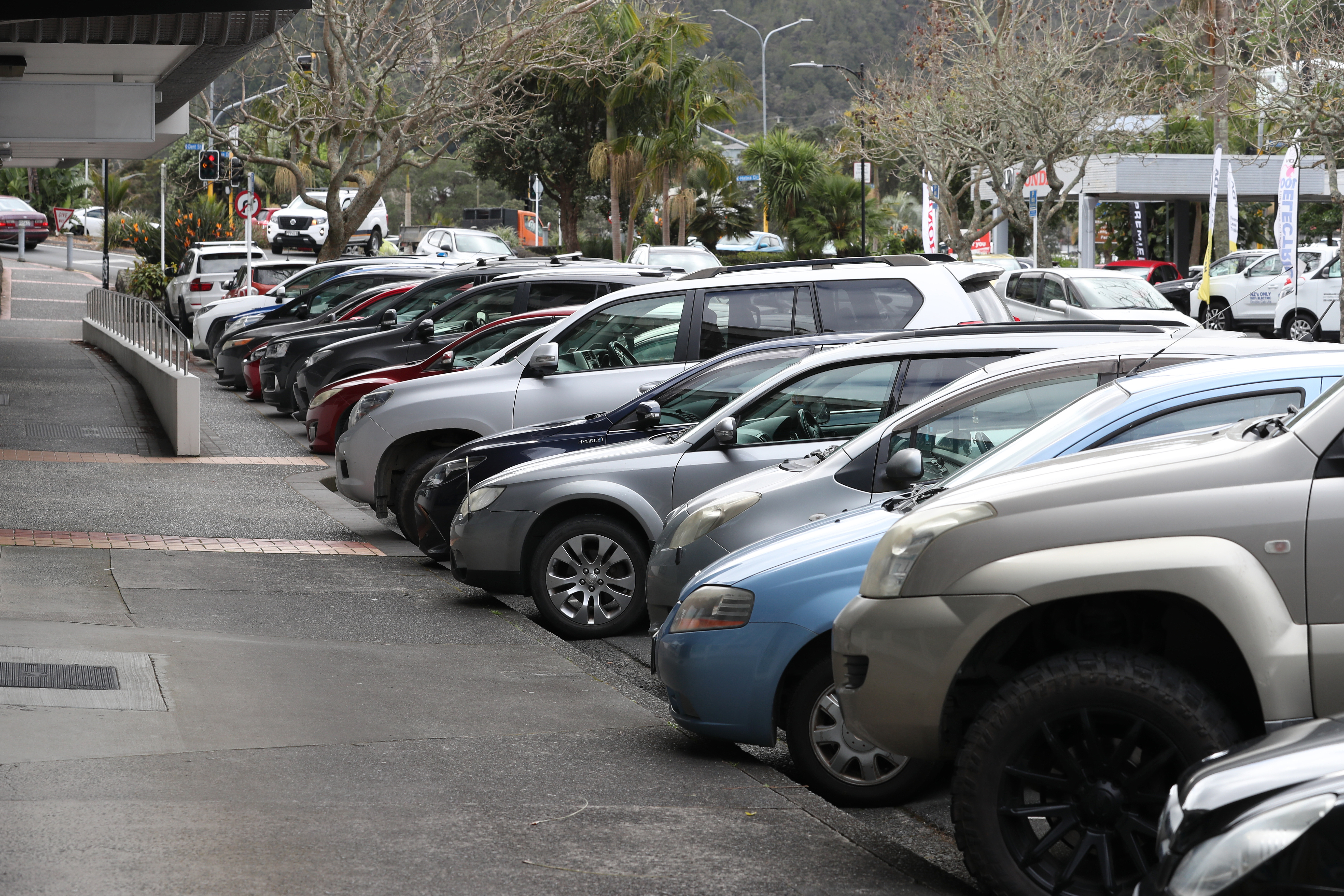 Whangārei's Rathbone St is among the city centre’s highest demand car parking areas. Photo / Michael Cunningham