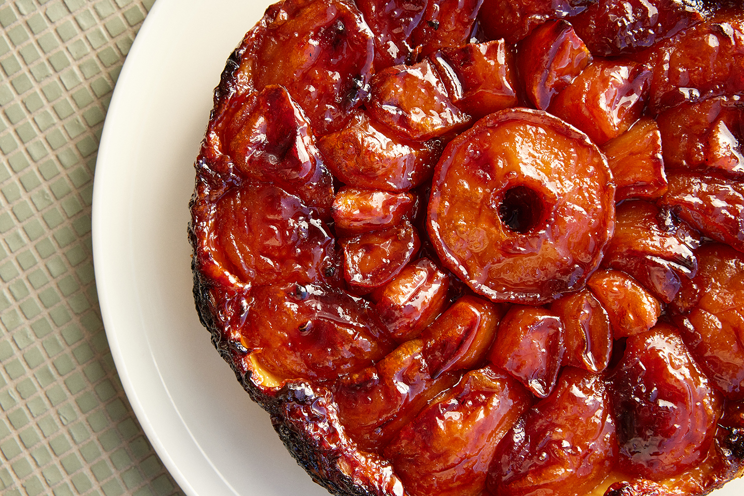 The tarte tatin. Photo / Josh Griggs