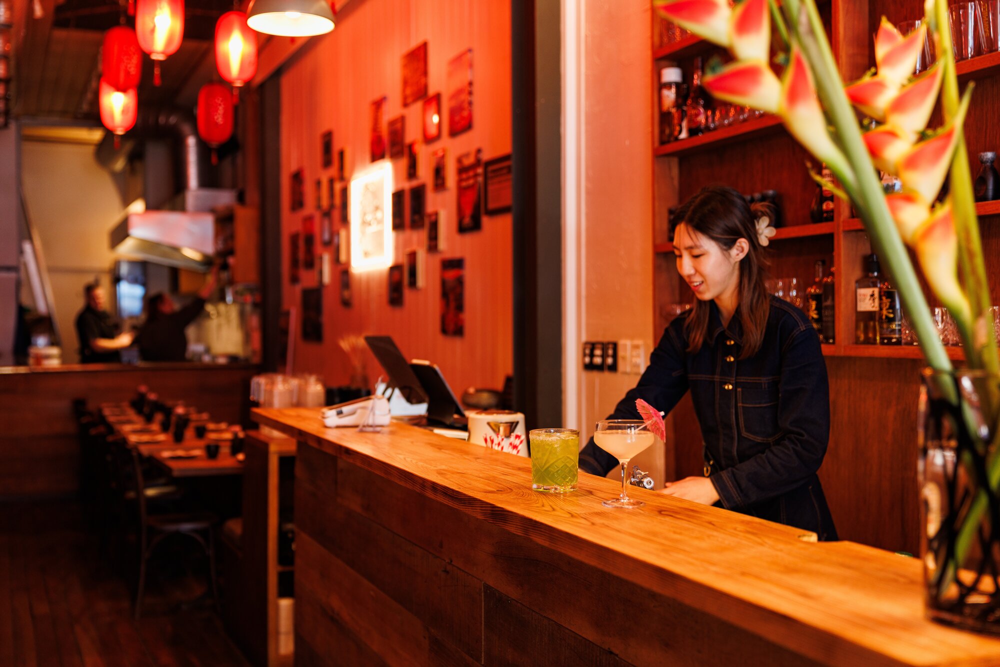 Honoka offers Japanese yakitori with a few Korean options, focusing on chicken dishes. Photo / Babiche Martens