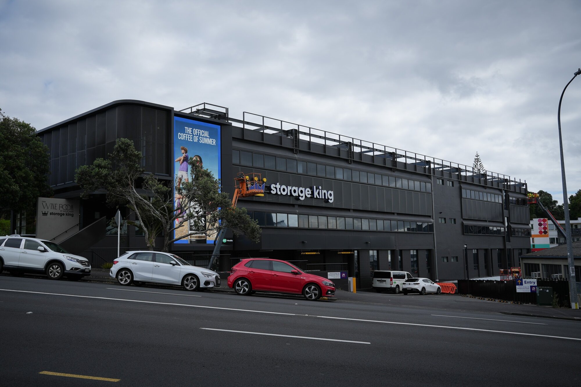 The College Hill building where the satellite earth station is being installed. Photo / Cameron Pitney